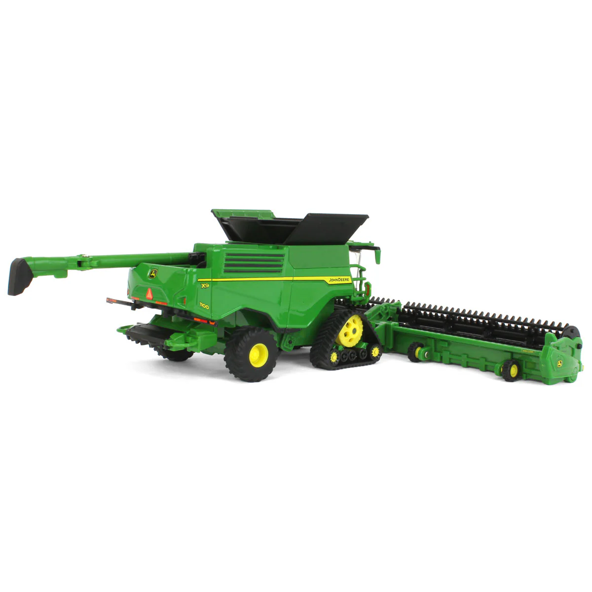 1/64 John Deere X9 1100 Combine with Front Tracks, Draper Head & Corn Head, ERTL Prestige Collection - Image 4