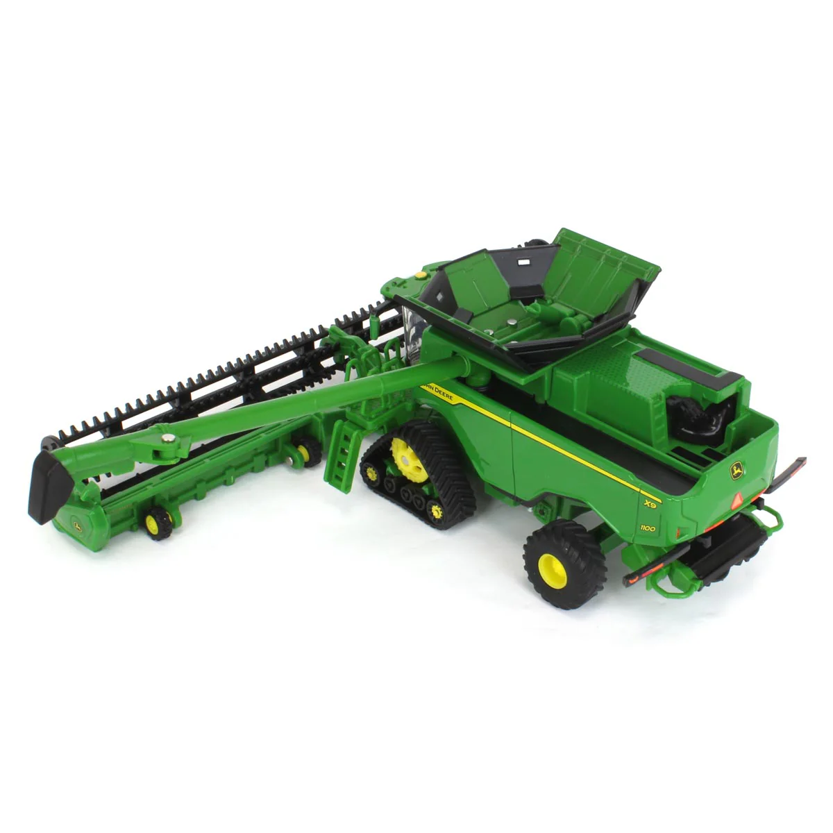 1/64 John Deere X9 1100 Combine with Front Tracks, Draper Head & Corn Head, ERTL Prestige Collection - Image 5