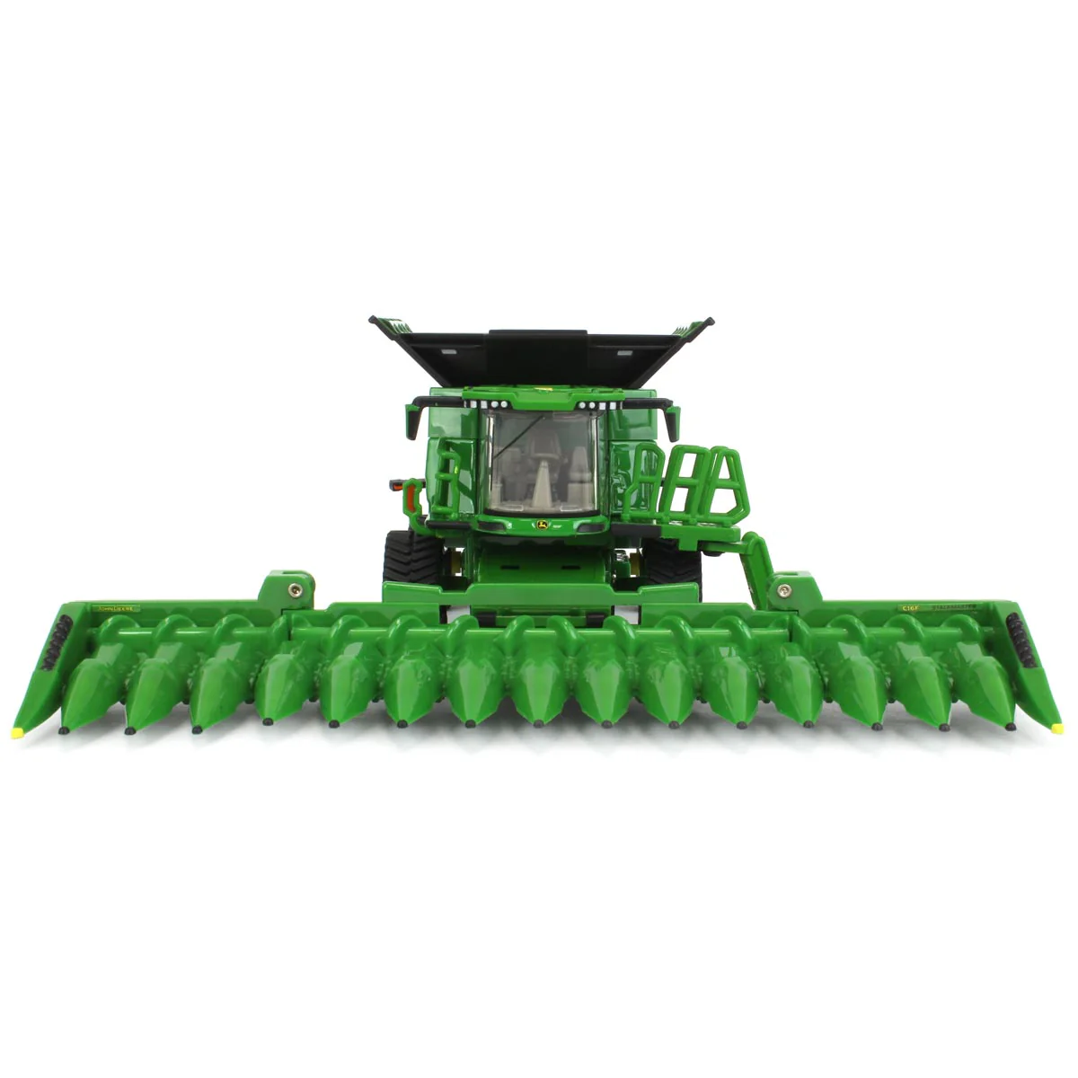1/64 John Deere X9 1100 Combine with Front Tracks, Draper Head & Corn Head, ERTL Prestige Collection - Image 6