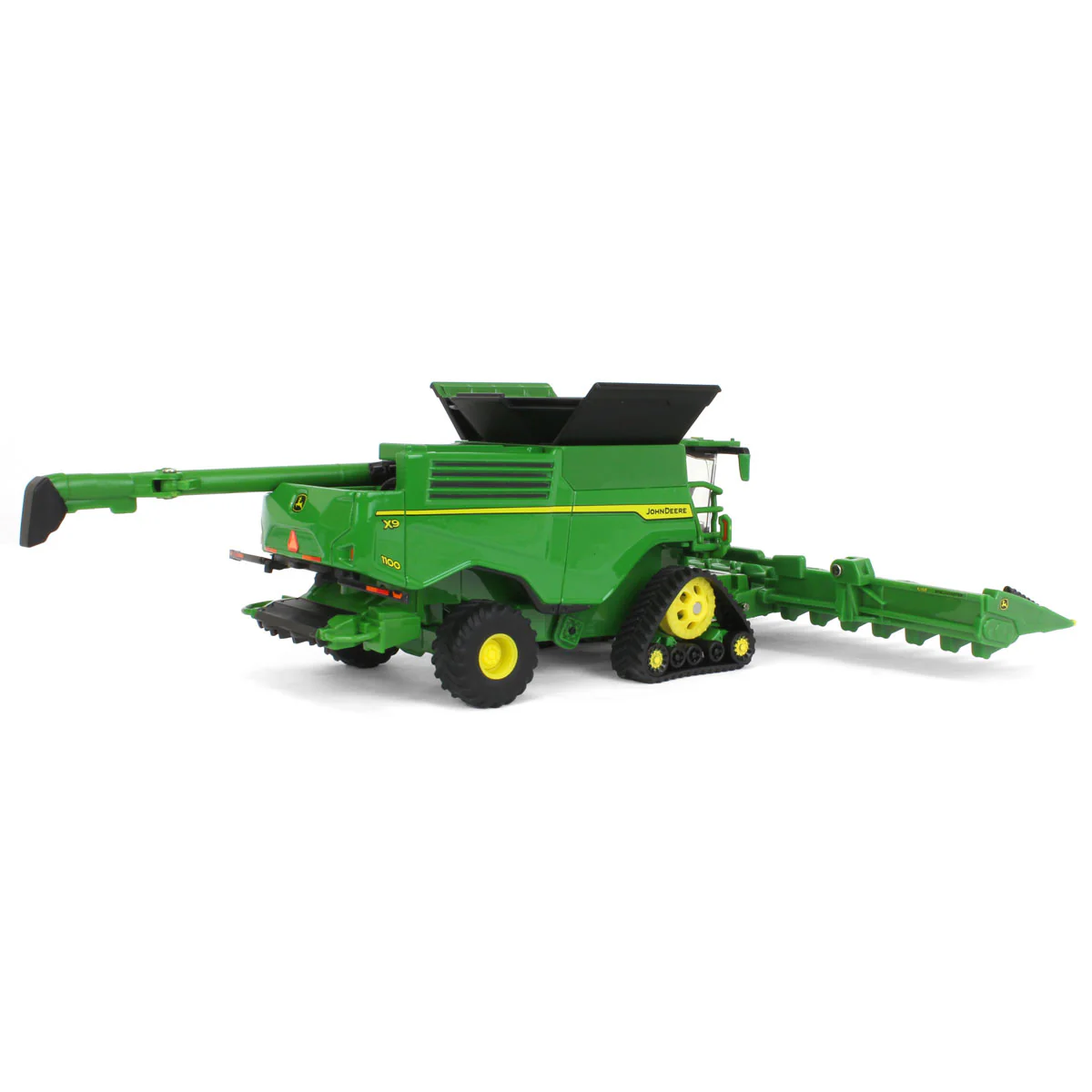 1/64 John Deere X9 1100 Combine with Front Tracks, Draper Head & Corn Head, ERTL Prestige Collection - Image 8