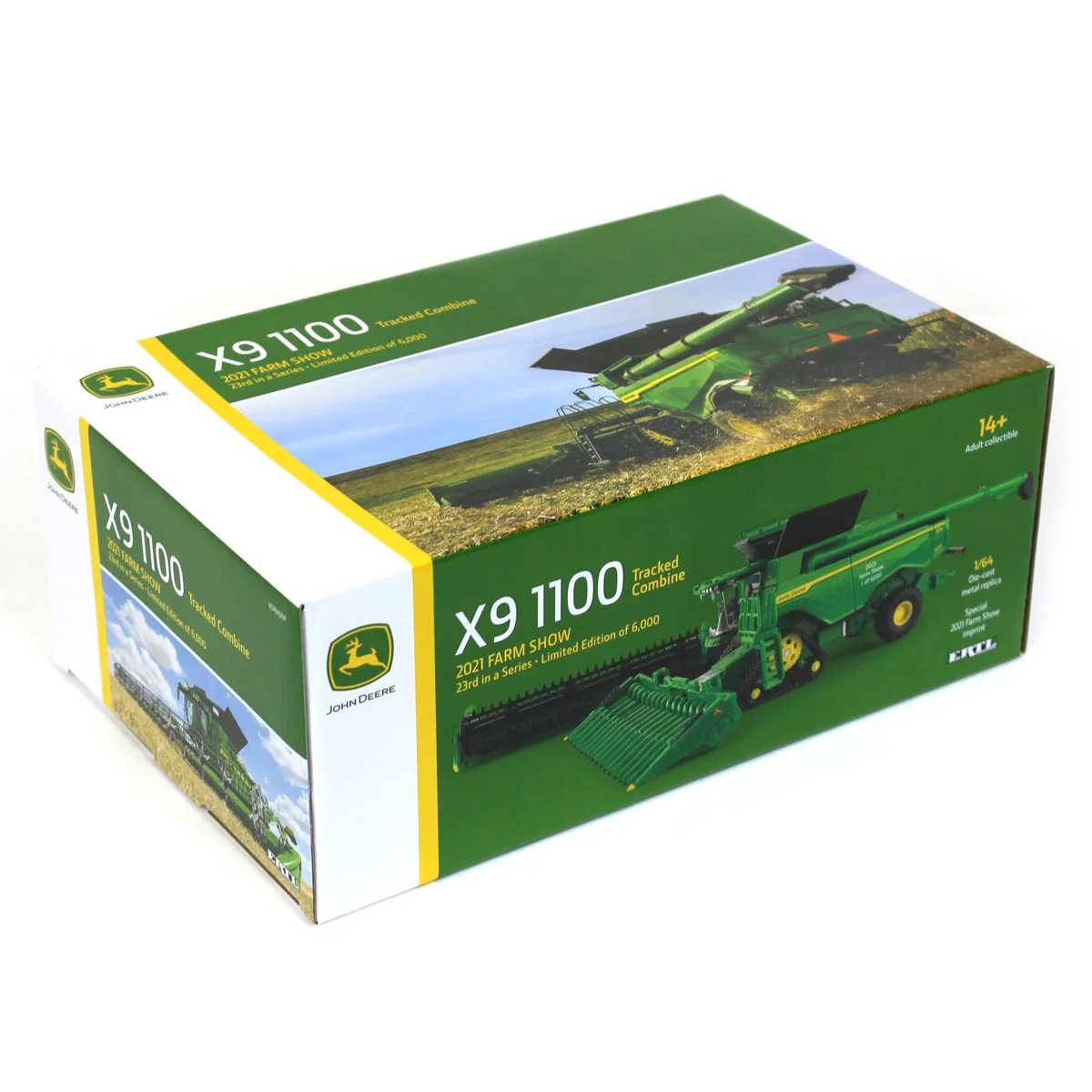 1/64 John Deere X9 1100 Tracked Combine, 2021 Farm Show Limited Edition by ERTL - Image 7