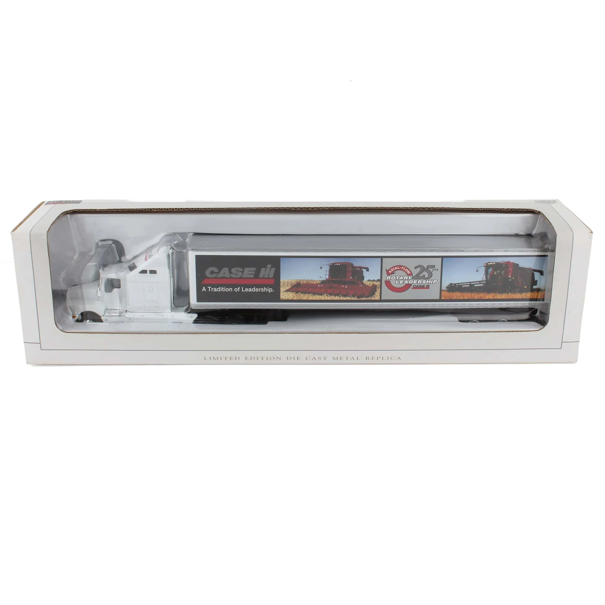 1/64 Kenworth T600 Case IH 25 Years Axial Flow Rotary Leadership Semi Truck & Trailer by SpecCast