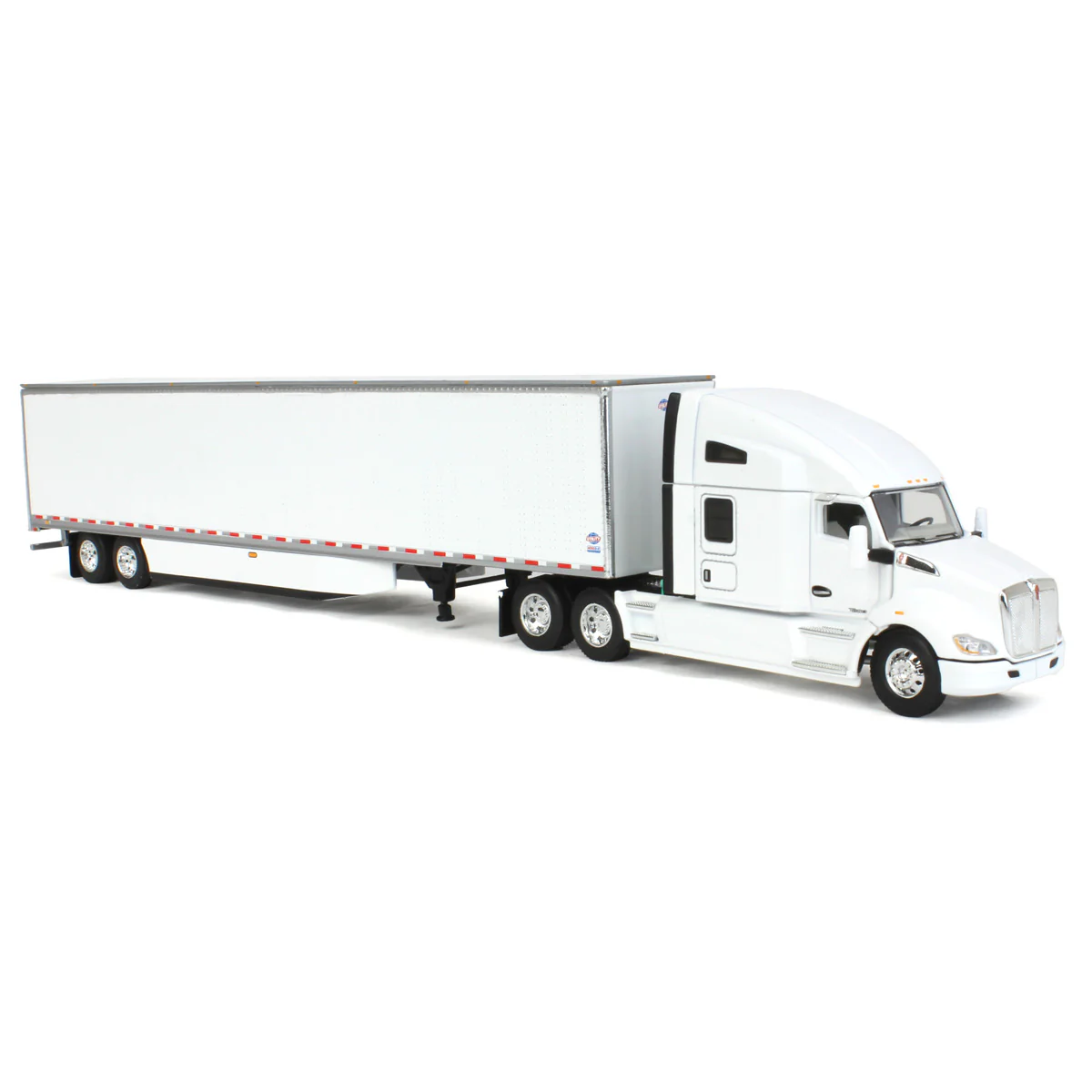 1/64 Kenworth T680 76in High-Roof Sleeper with 53ft Utility Trailer, DCP by First Gear - Image 2