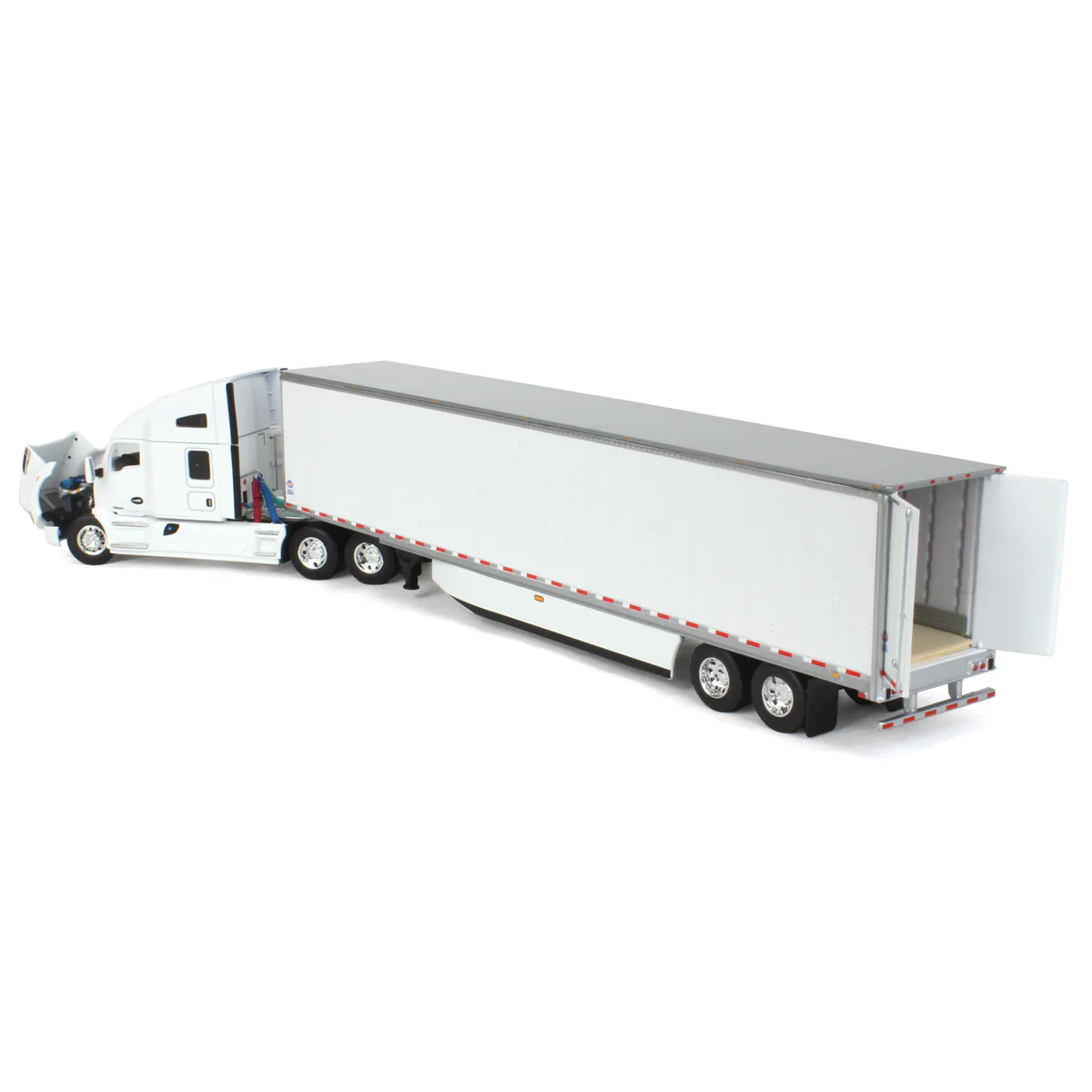 1/64 Kenworth T680 76in High-Roof Sleeper with 53ft Utility Trailer, DCP by First Gear - Image 4