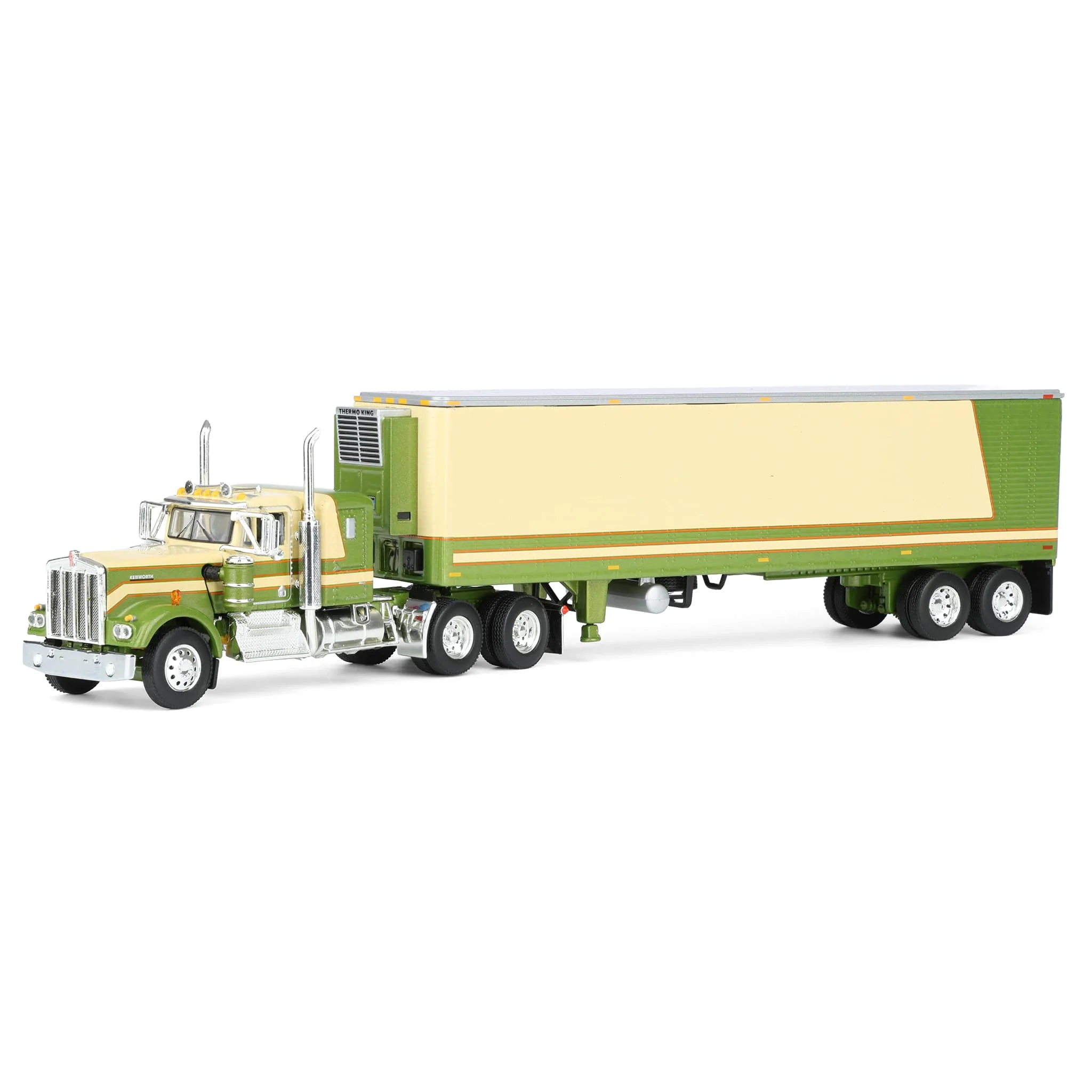 1/64 Kenworth W900a with 40ft Vintage Reefer Trailer, DCP by First Gear