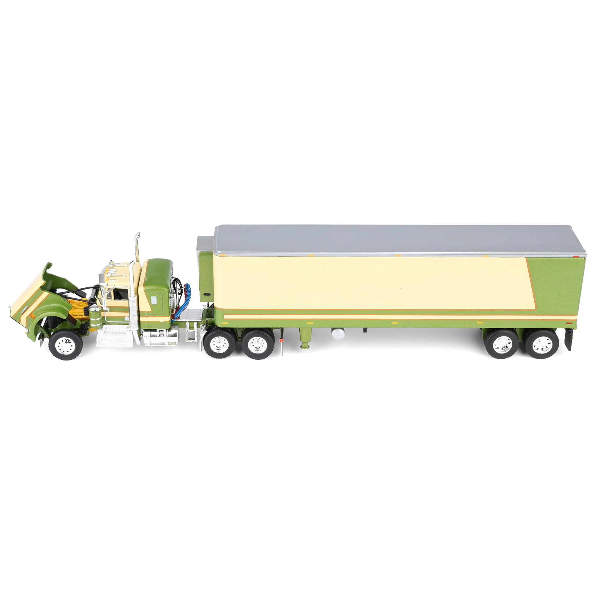 1/64 Kenworth W900a with 40ft Vintage Reefer Trailer, DCP by First Gear - Image 5