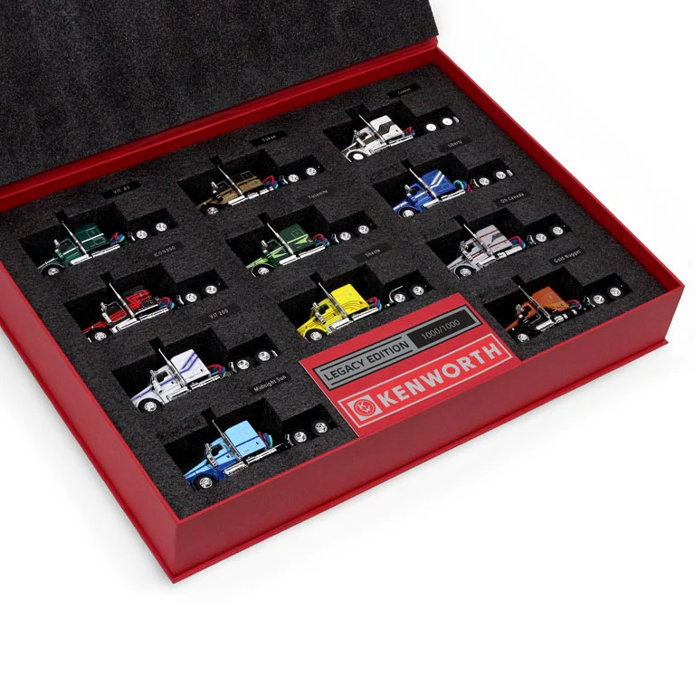 1/64 Kenworth W900L Legacy Edition Set with 11 Trucks, DCP by First Gear Limited Edition - Only 1,000 Made! - Image 2