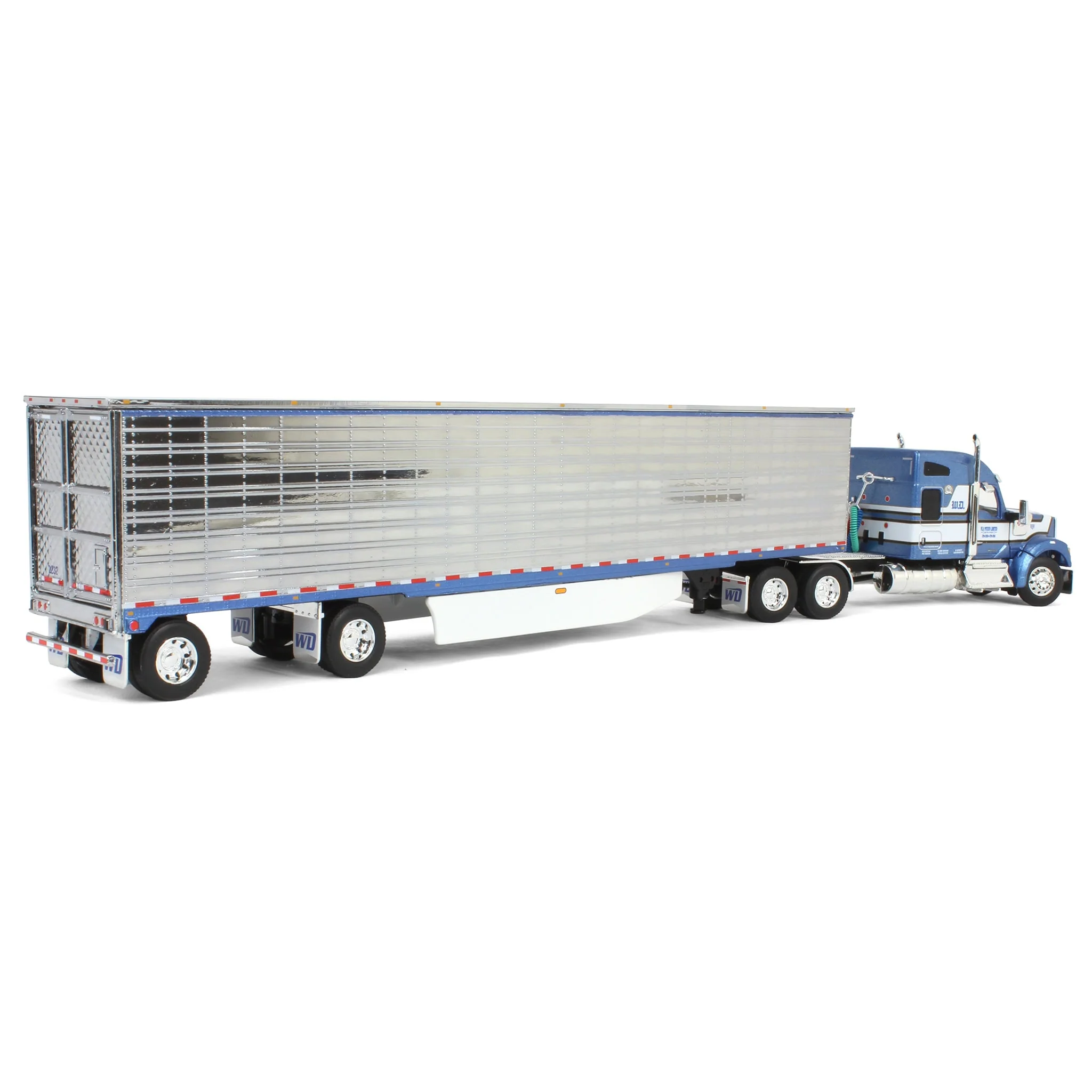 1/64 Kenworth W990 with Utility Reefer Trailer, W.D. Potato Limited, DCP by First Gear - Image 3
