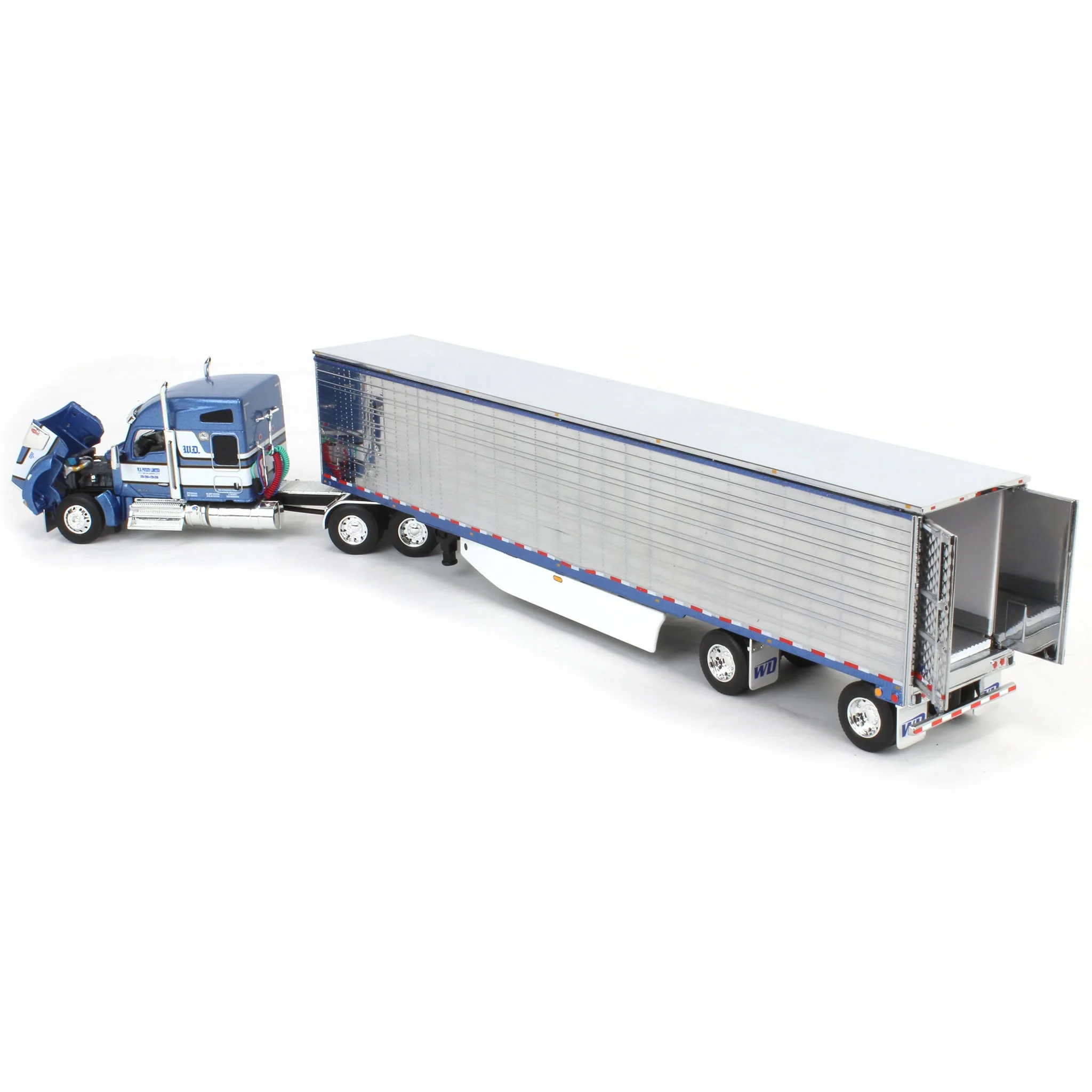 1/64 Kenworth W990 with Utility Reefer Trailer, W.D. Potato Limited, DCP by First Gear - Image 4