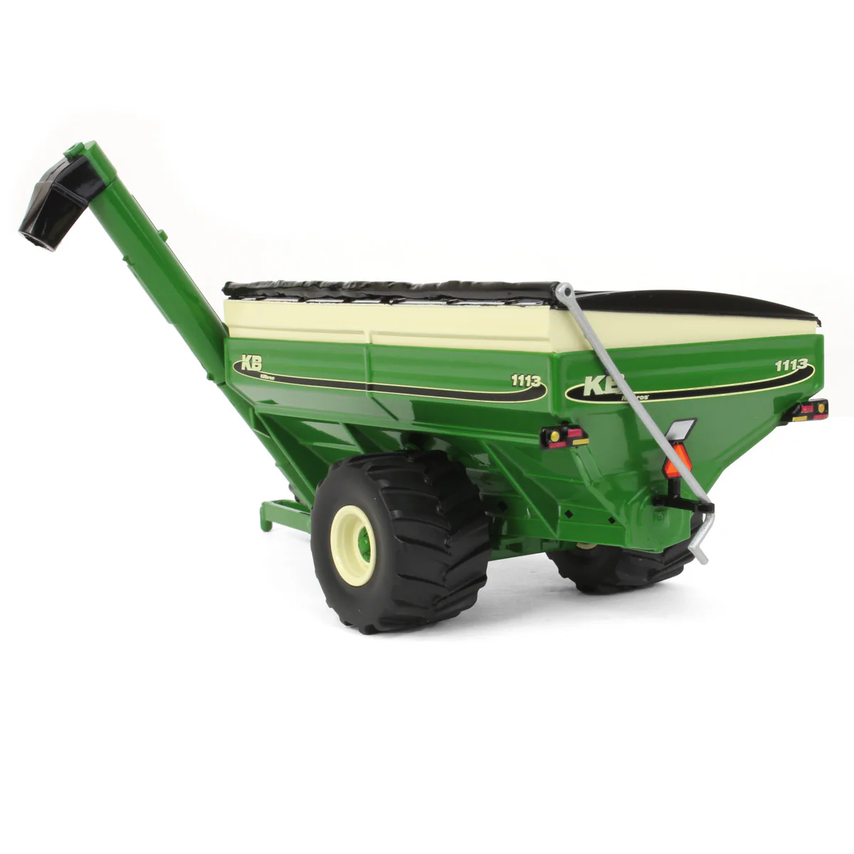 1/64 Killbros 1113 Grain Cart with Flotation Tires, Green - Image 4