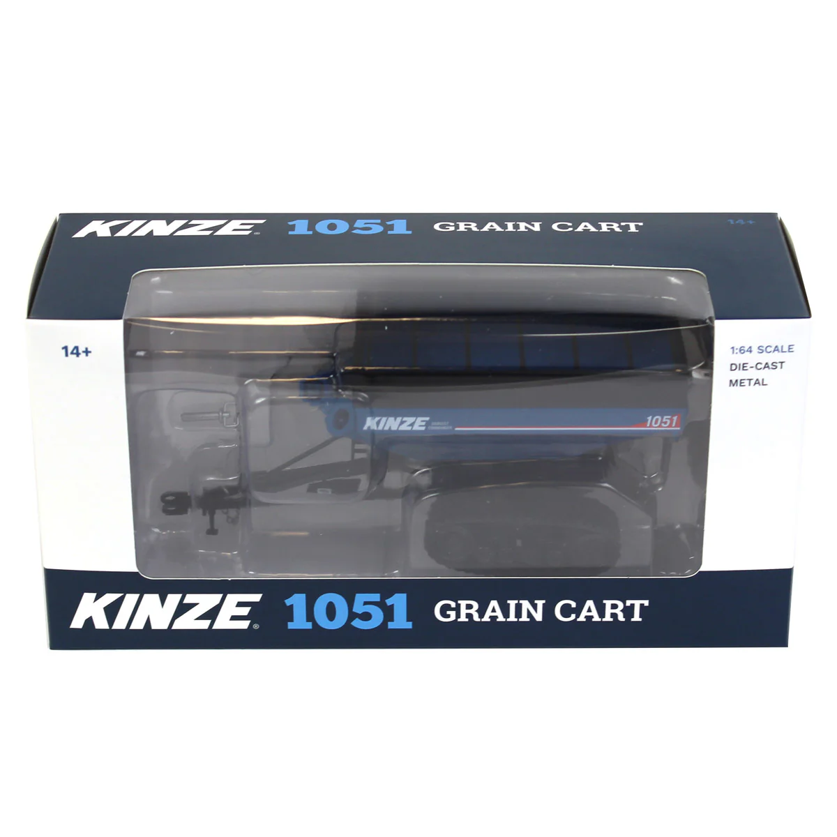 1/64 Kinze 1051 Grain Cart with Tracks by SpecCast - Image 6