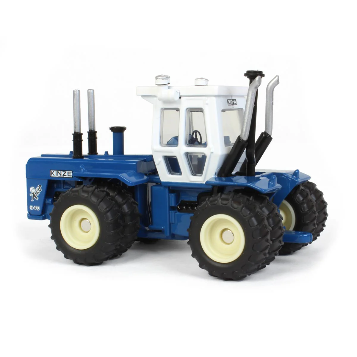 1/64 Kinze Big Blue 640 4WD Tractor with Front & Rear Duals - Image 4