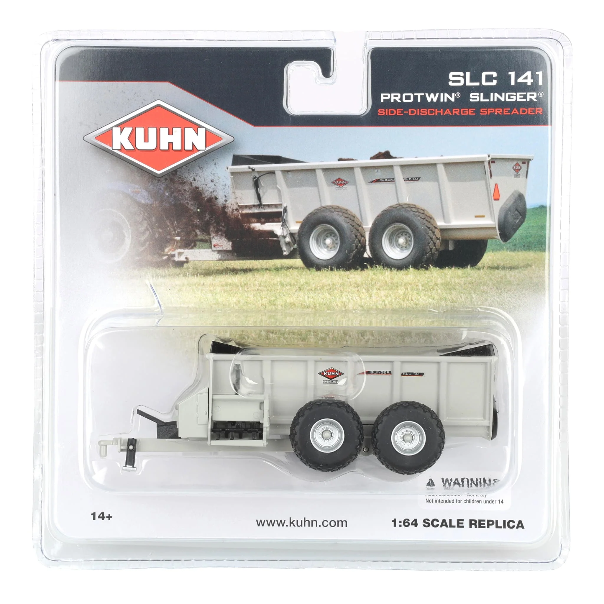 1/64 Kuhn SLC 141 ProTwin Slinger Manure Spreader with Tandem Axle - Image 7