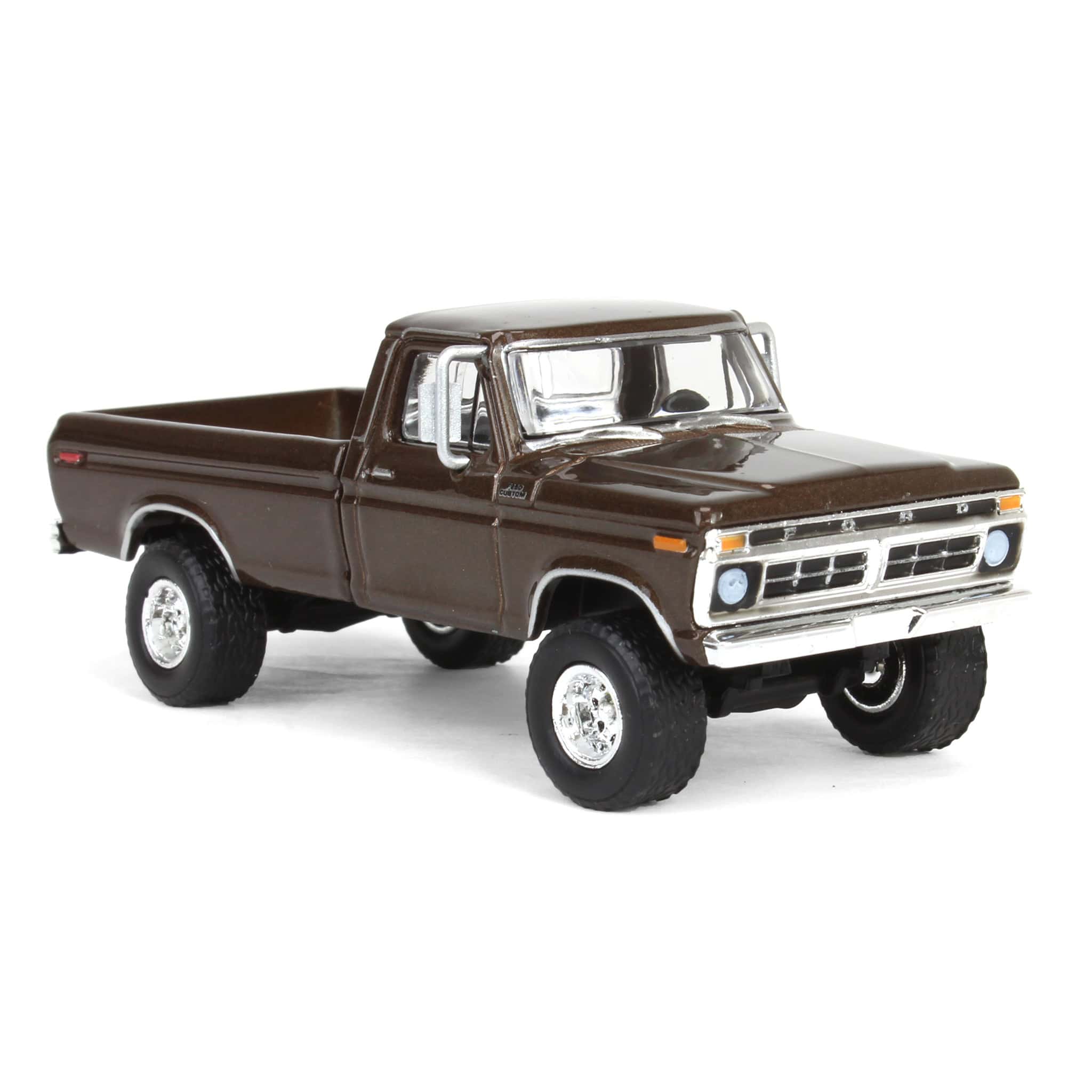 1/64 Lifted 1977 Ford F-250, Rootbeer, Midwest Diecast Exclusive - Image 2