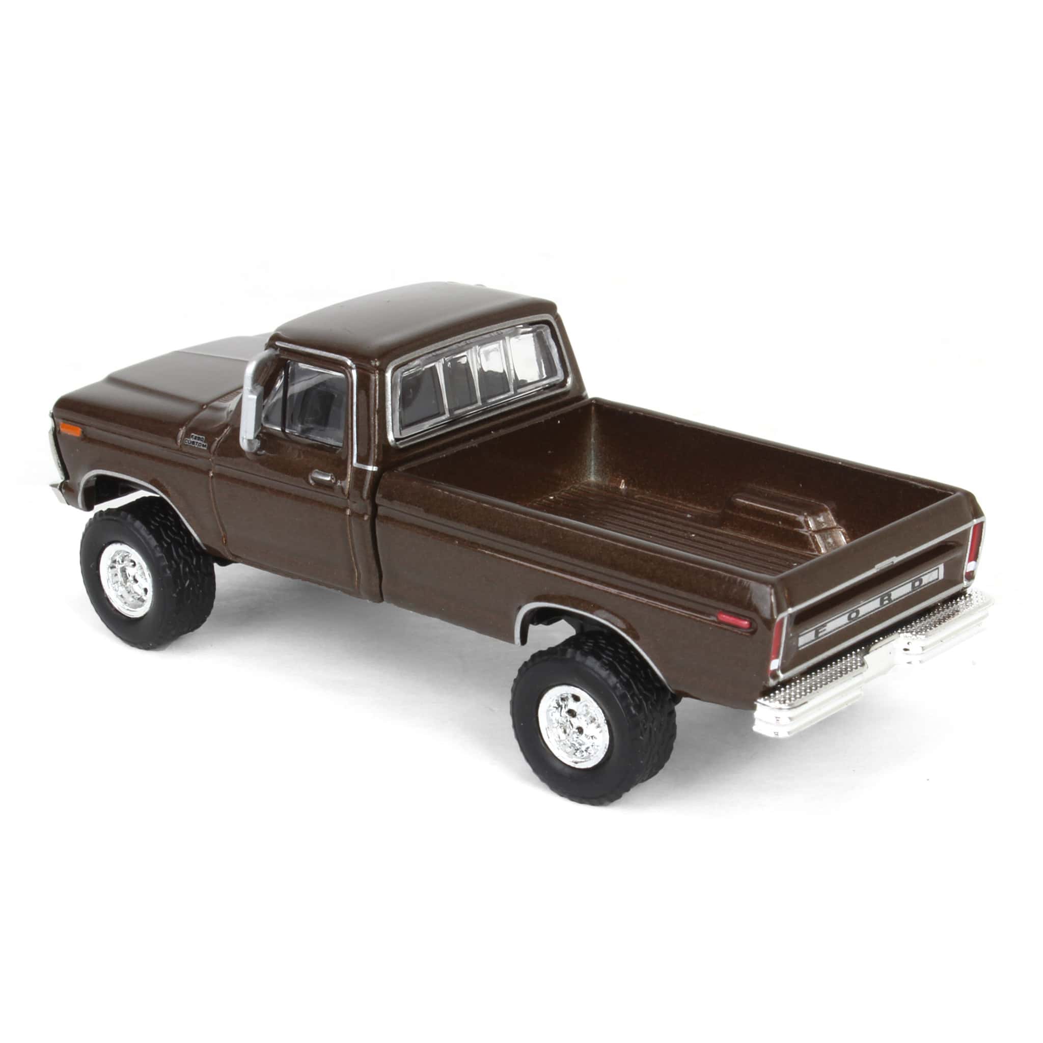 1/64 Lifted 1977 Ford F-250, Rootbeer, Midwest Diecast Exclusive - Image 4