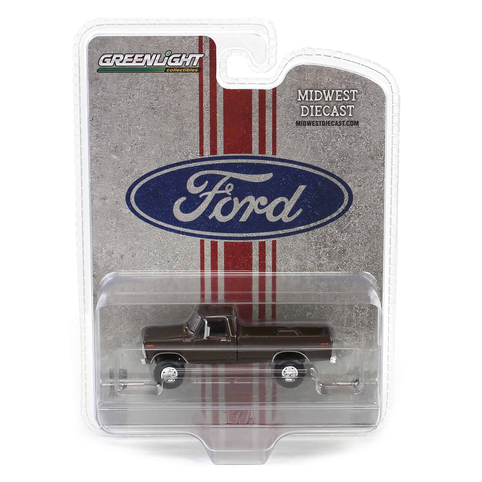 1/64 Lifted 1977 Ford F-250, Rootbeer, Midwest Diecast Exclusive - Image 5