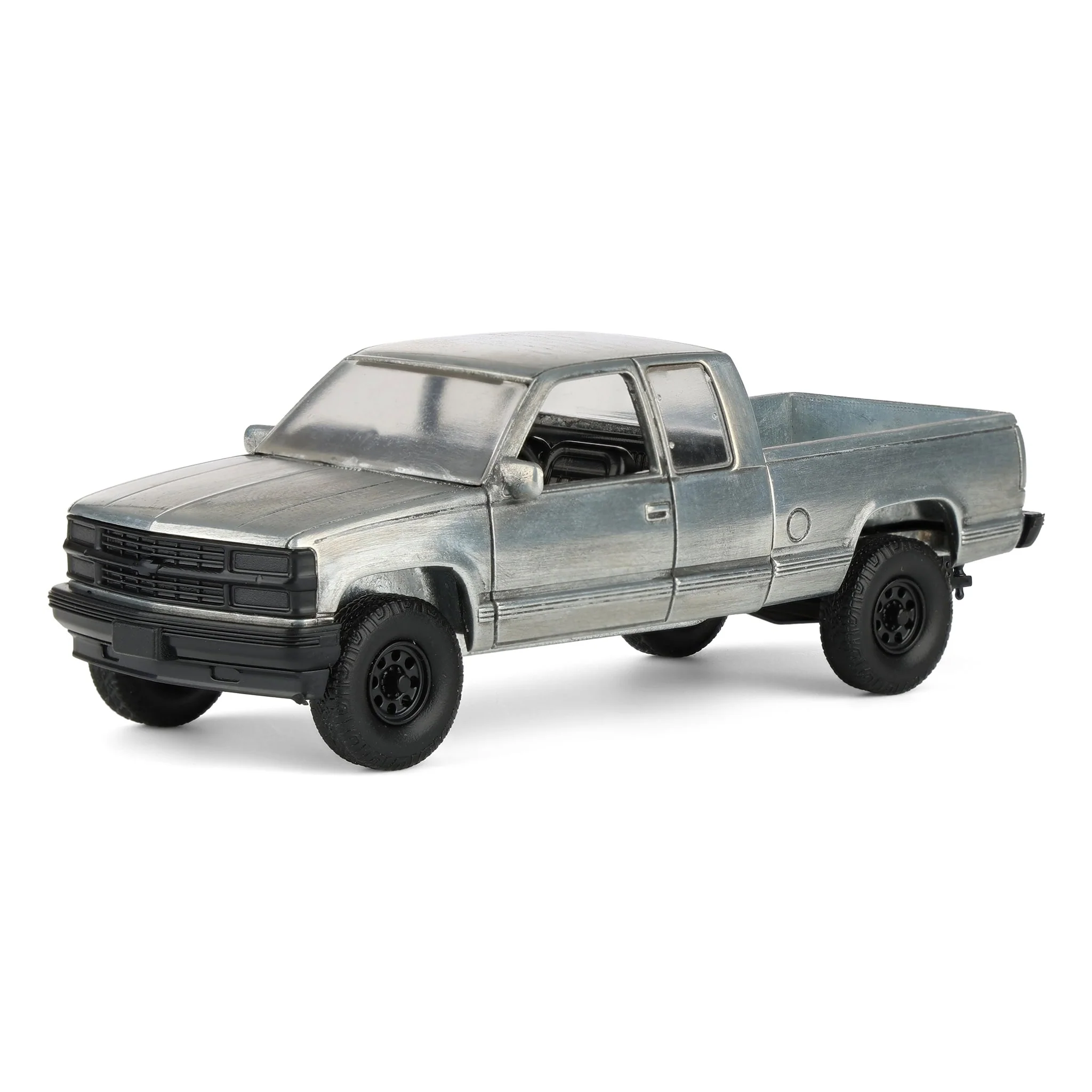 1/64 Lifted 1998 Chevrolet Silverado 1500 Extended Cab, Olympic White, Outback Toys Exclusive - Image 2