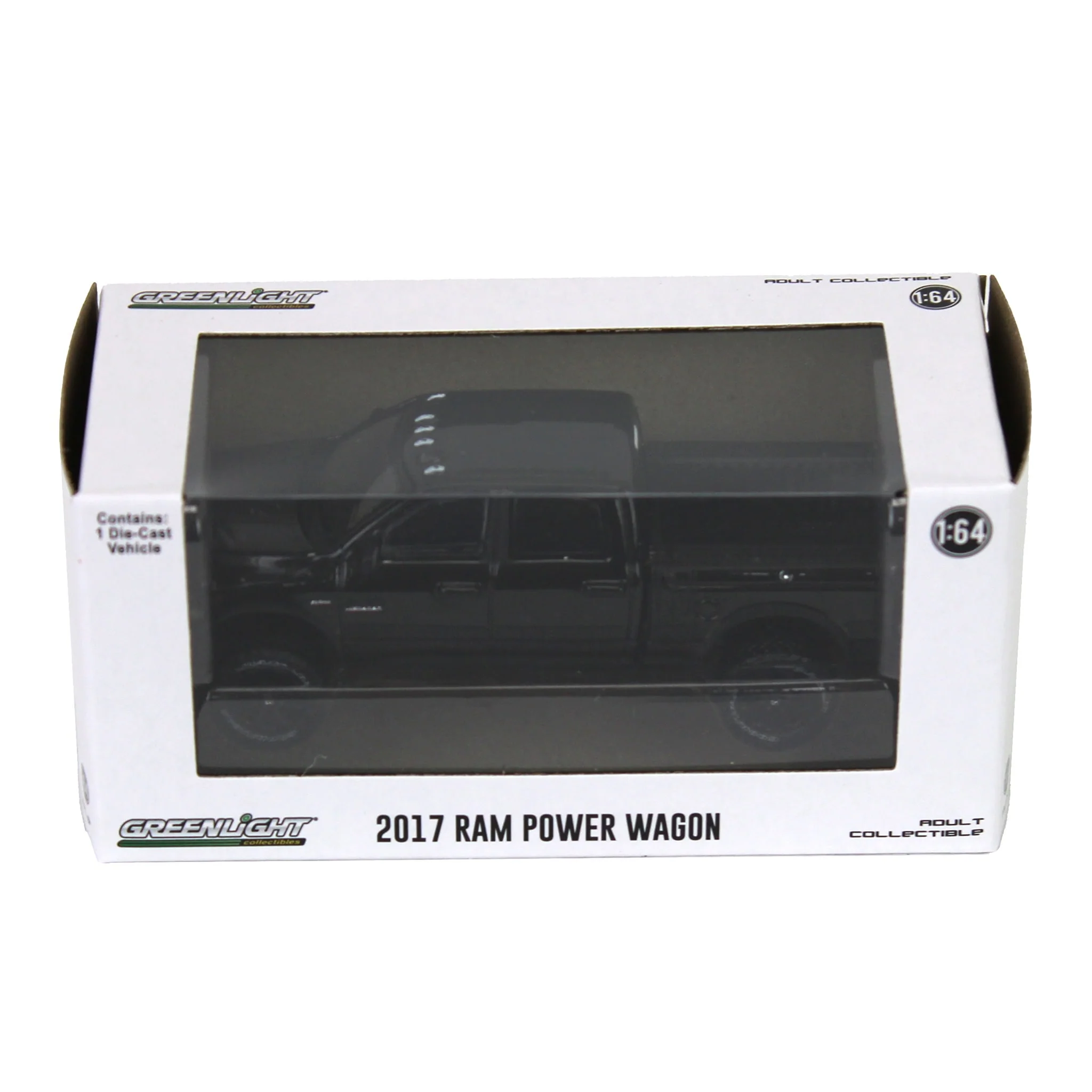 1/64 Lifted 2017 Dodge Ram 2500 Power Wagon Pickup Truck, Black, Collaboration Exclusive - Image 5
