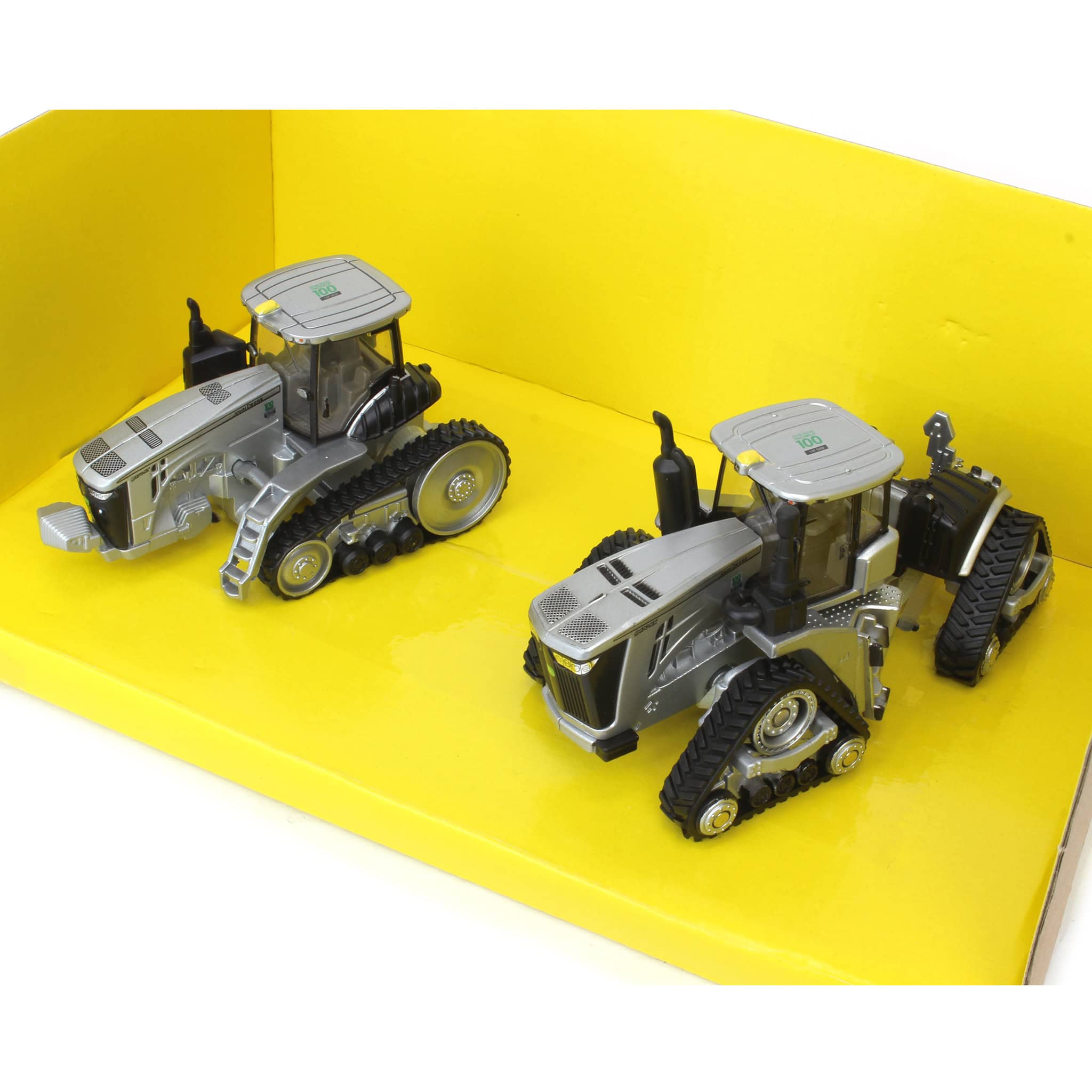 1/64 Limited Edition 100 Years Silver and Black John Deere 9470RX and 8370RT Two Piece Set - Image 3