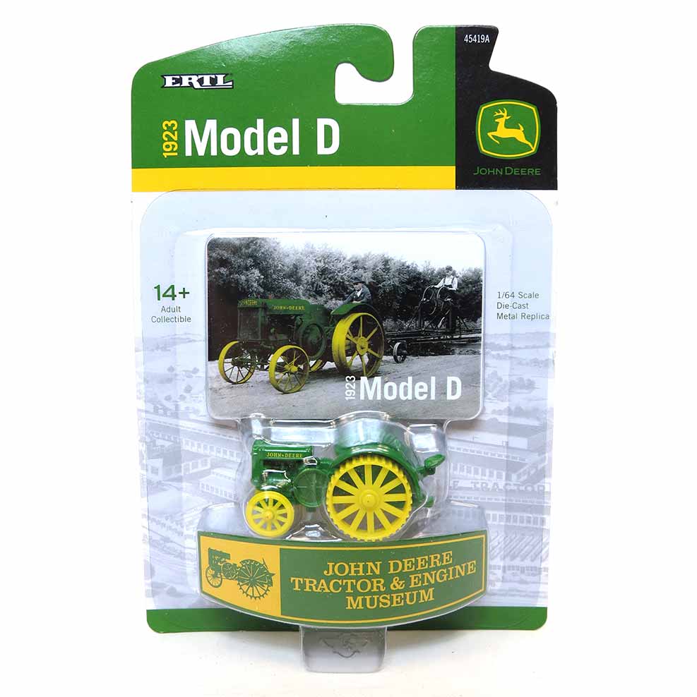 1/64 John Deere 1923 Spoker D Tractor by ERTL, Waterloo Museum Limited Edition