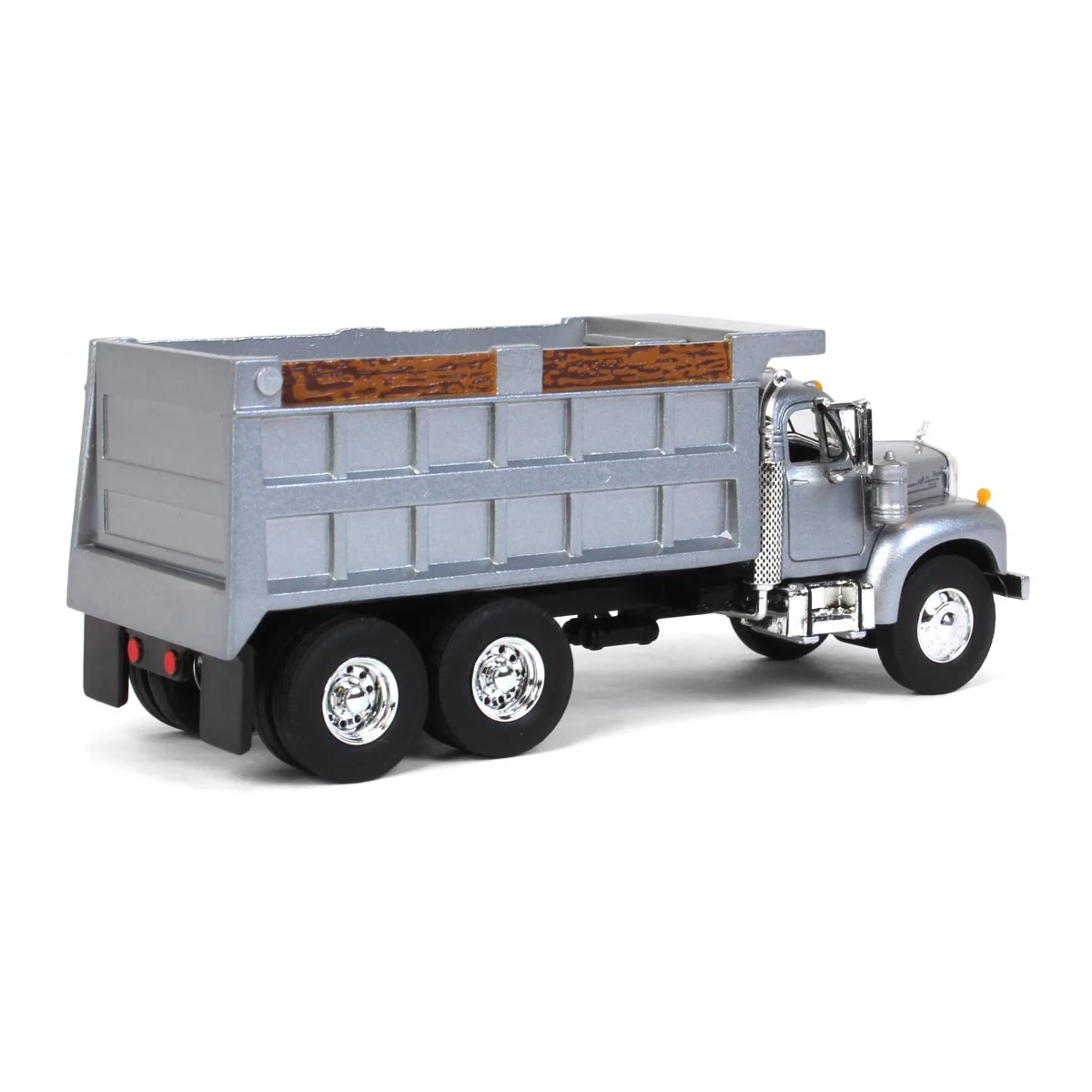 1/64 Mack B-61 Dump Truck by First Gear, Gray - Image 3