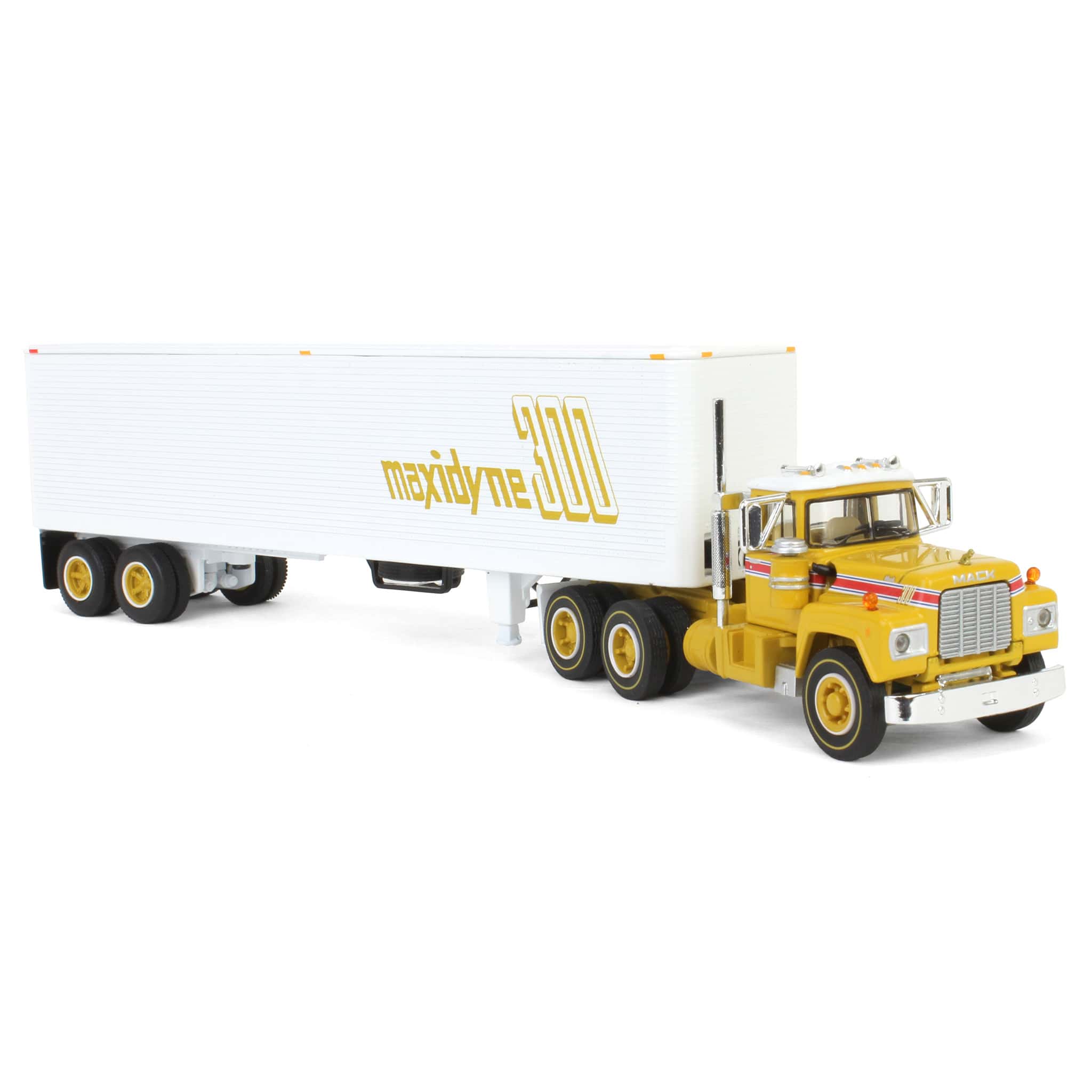 1/64 Mack R-Model Day Cab with 40ft Vintage Trailer, 125 Years of Mack, DCP by First Gear - Image 2