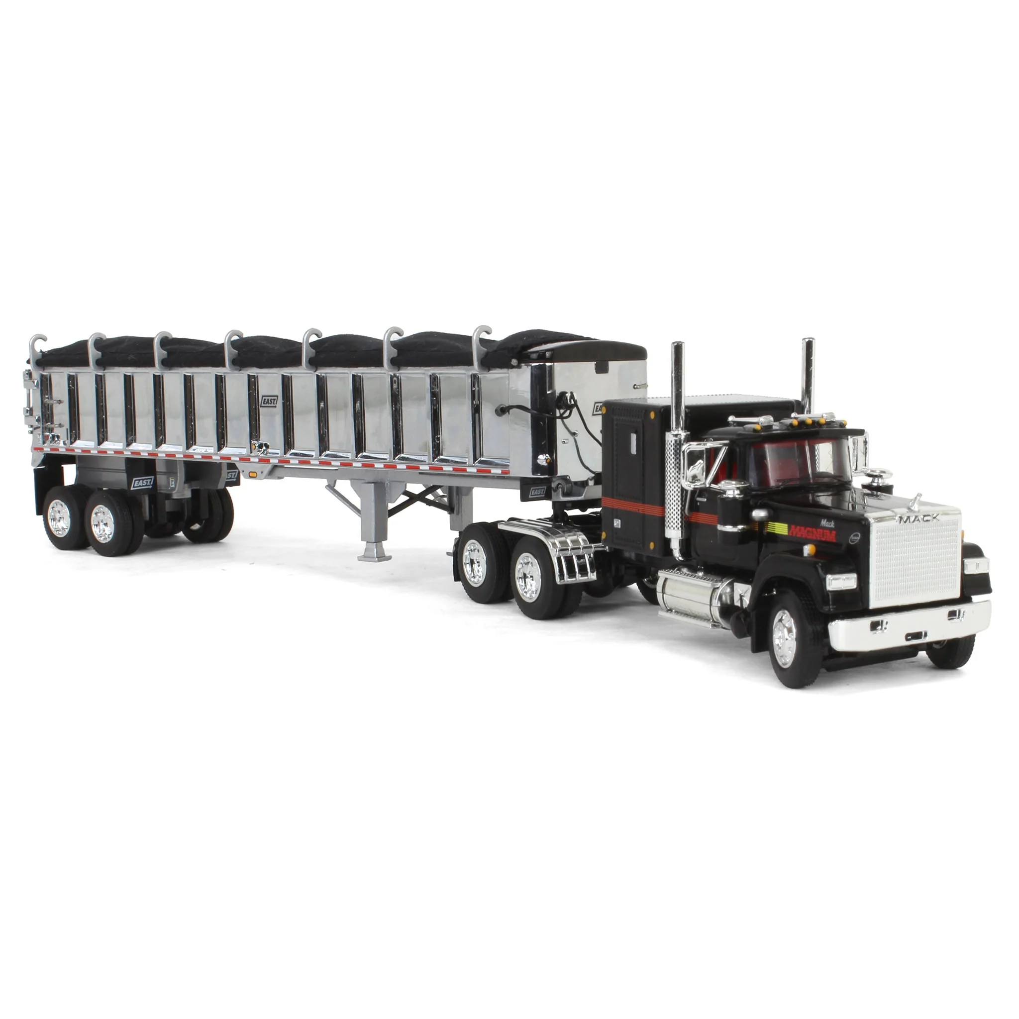 1/64 Mack Super-Liner Magnum with East End Dump Trailer, Mack 125th Anniversary, DCP by First Gear - Image 2