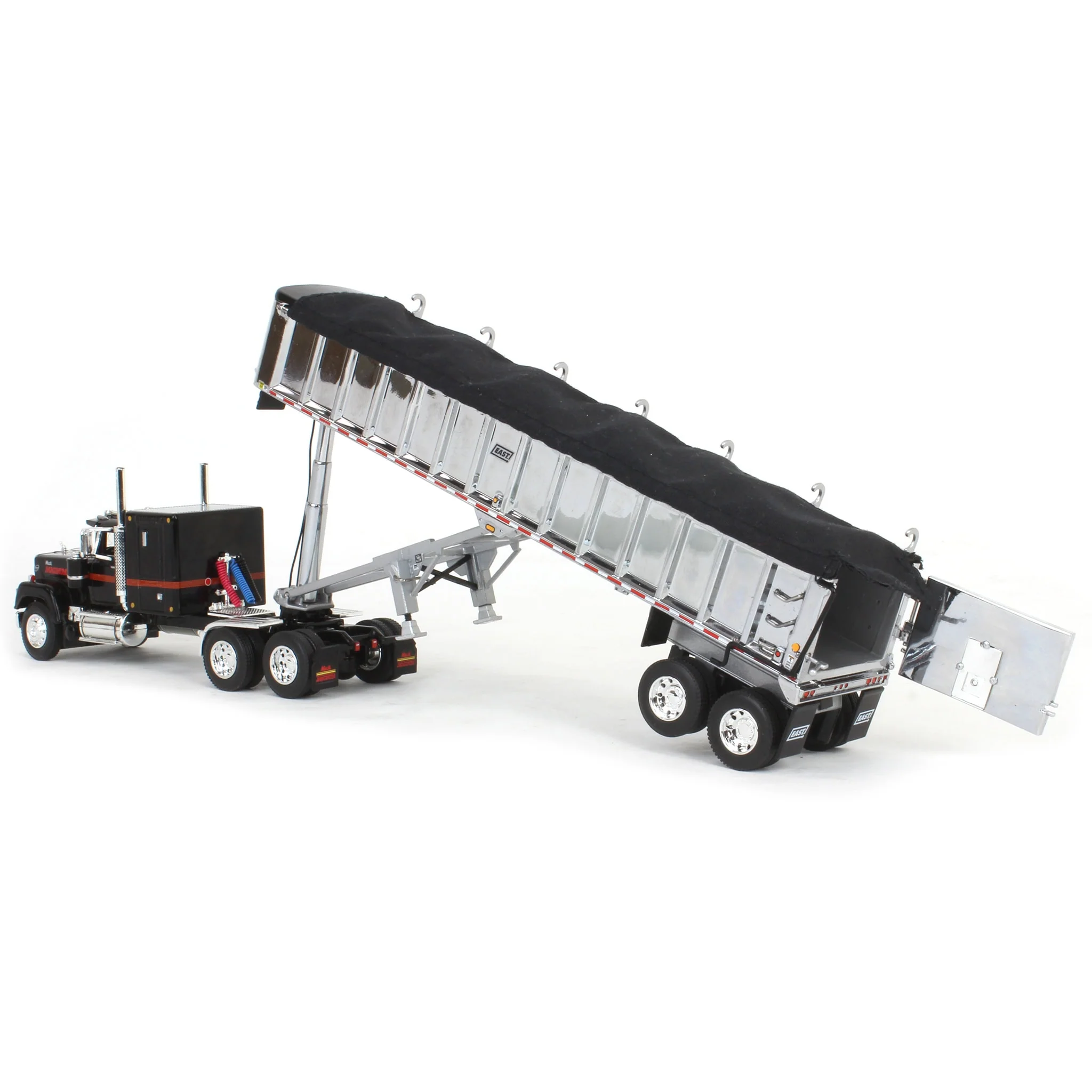 1/64 Mack Super-Liner Magnum with East End Dump Trailer, Mack 125th Anniversary, DCP by First Gear - Image 5