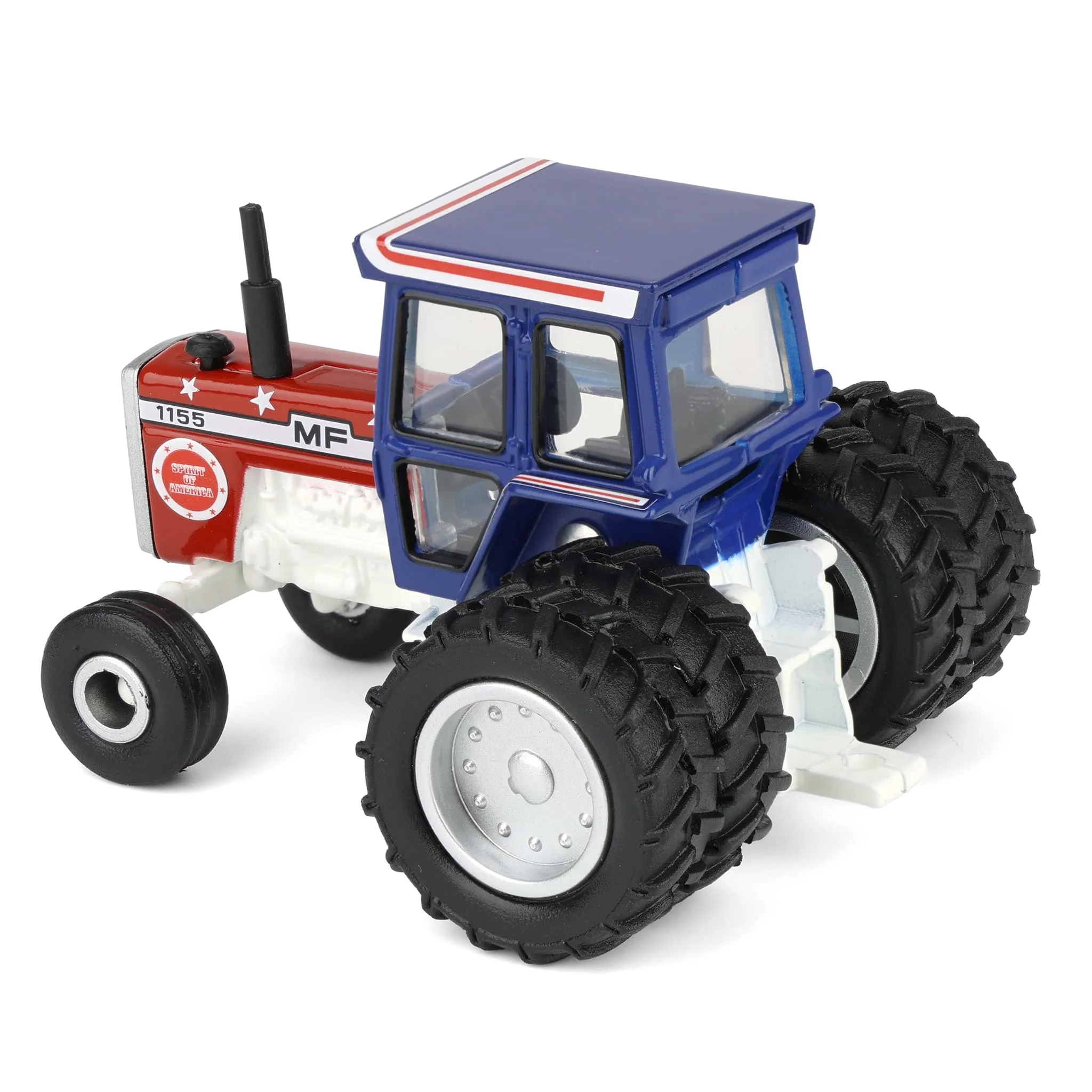 1/64 Massey Ferguson 1155 Stars & Stripes Tractor by ERTL, United States 250th Anniversary Edition - Image 4