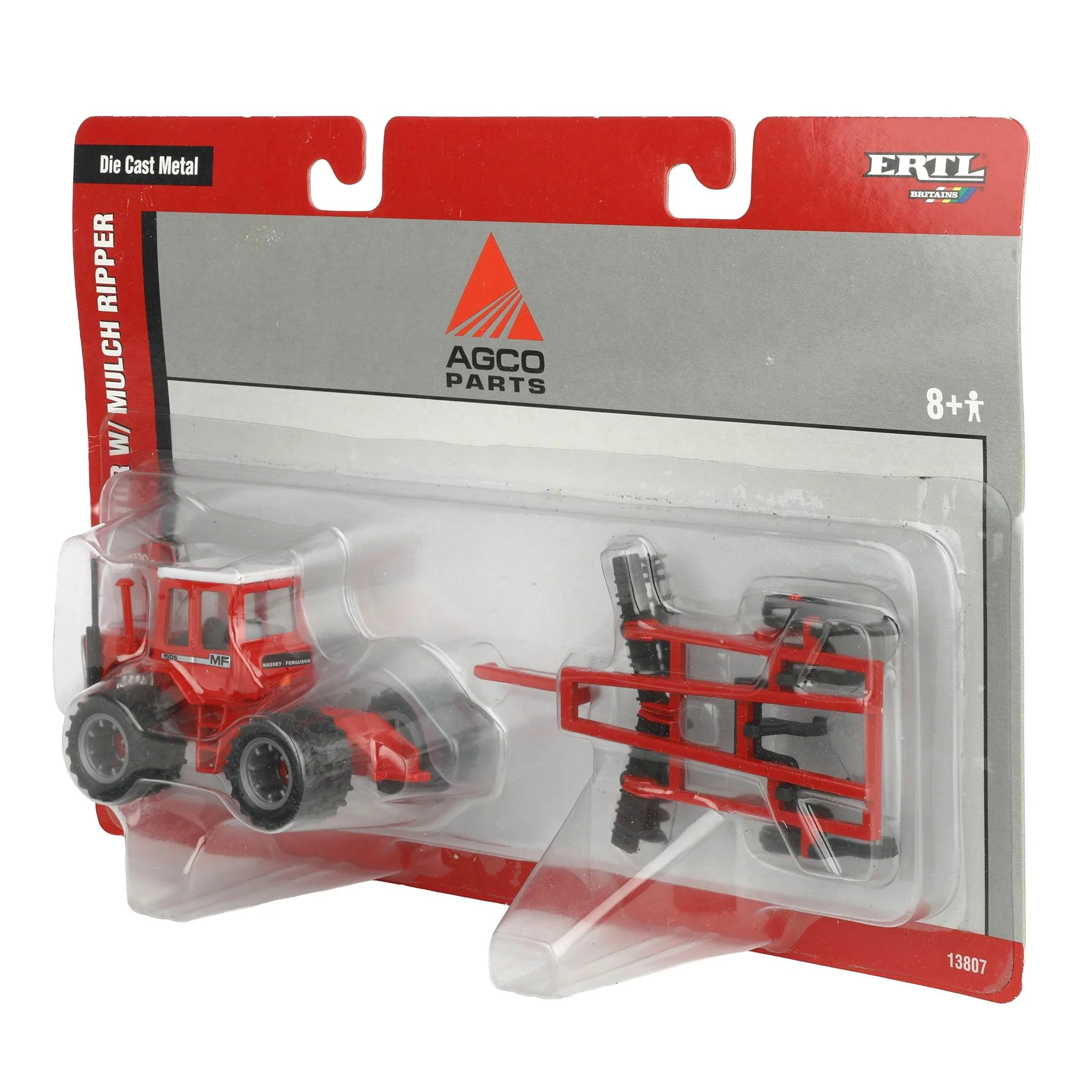 1/64 Massey Ferguson 1505 Tractor with Mulch Ripper by ERTL - Image 3