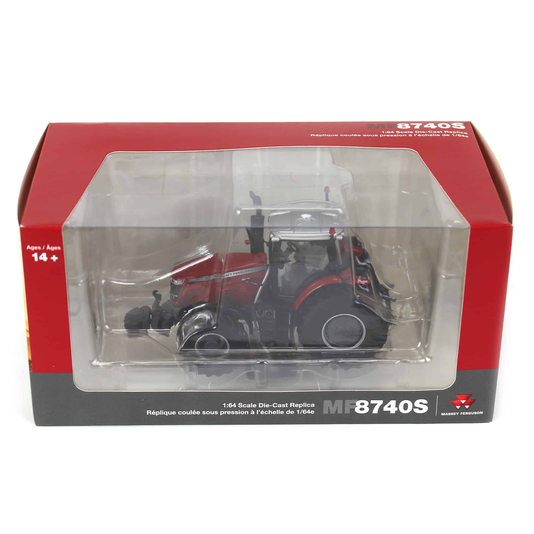 1/64 Massey Ferguson 8740S Tractor with Singles by SpecCast - Image 6