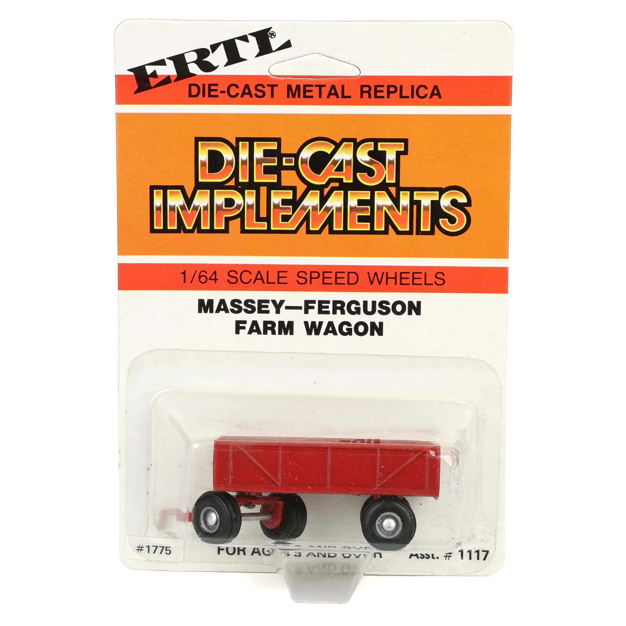 1/64 Massey Ferguson Diecast Barge Wagon by ERTL - Image 6