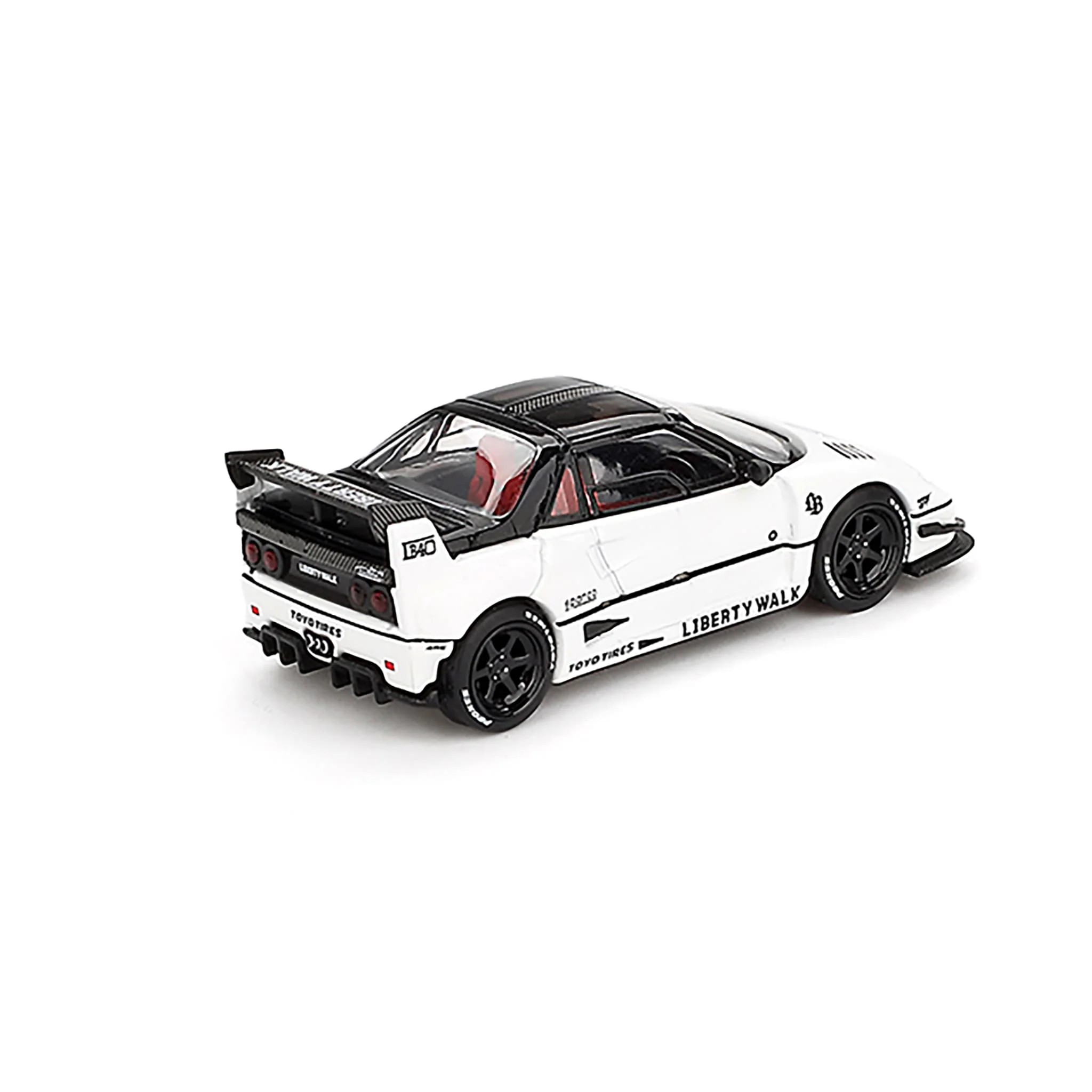 1/64 Mazda AZ-1 Liberty Walk LB40, White, 2024 Tokyo A, Mini GT - Image 2