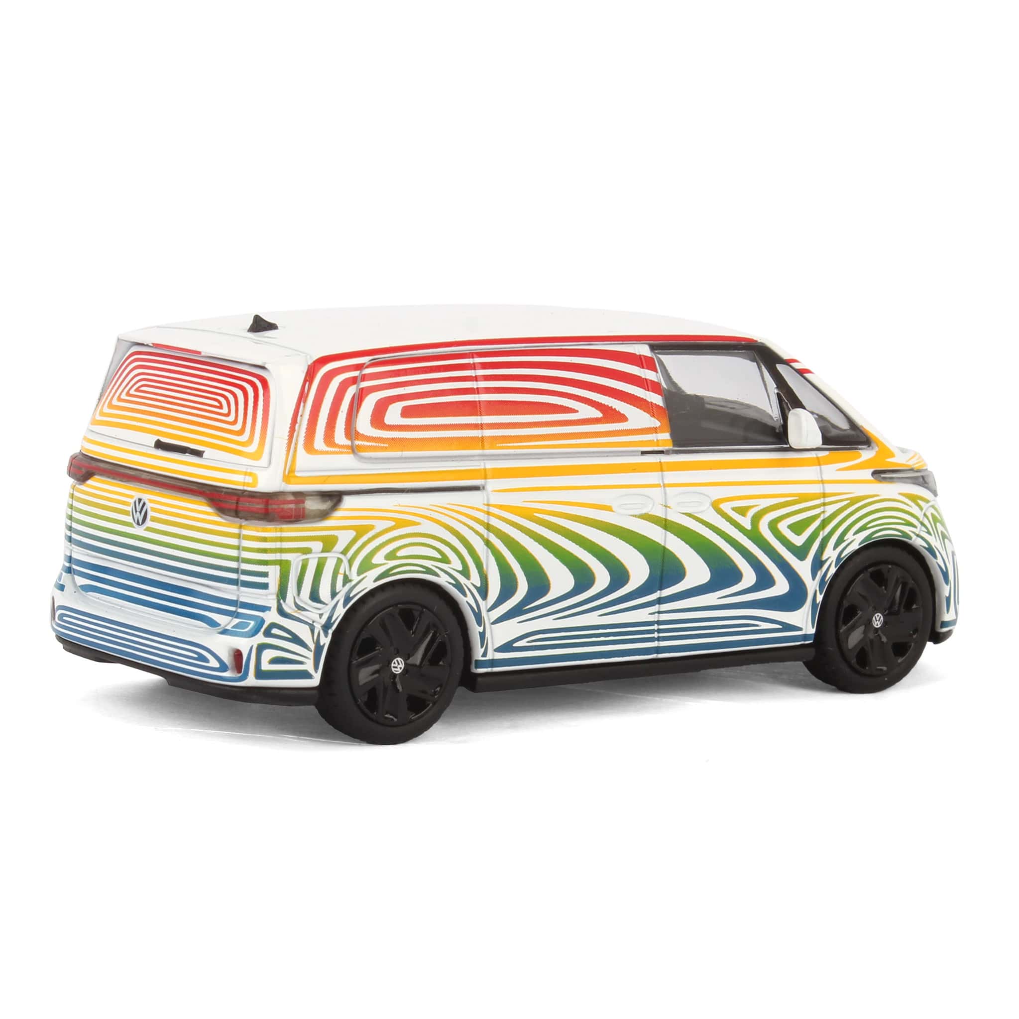 1/64 Mini GT Volkswagen ID Buzz Prototype, Rainbow Edition - Image 3
