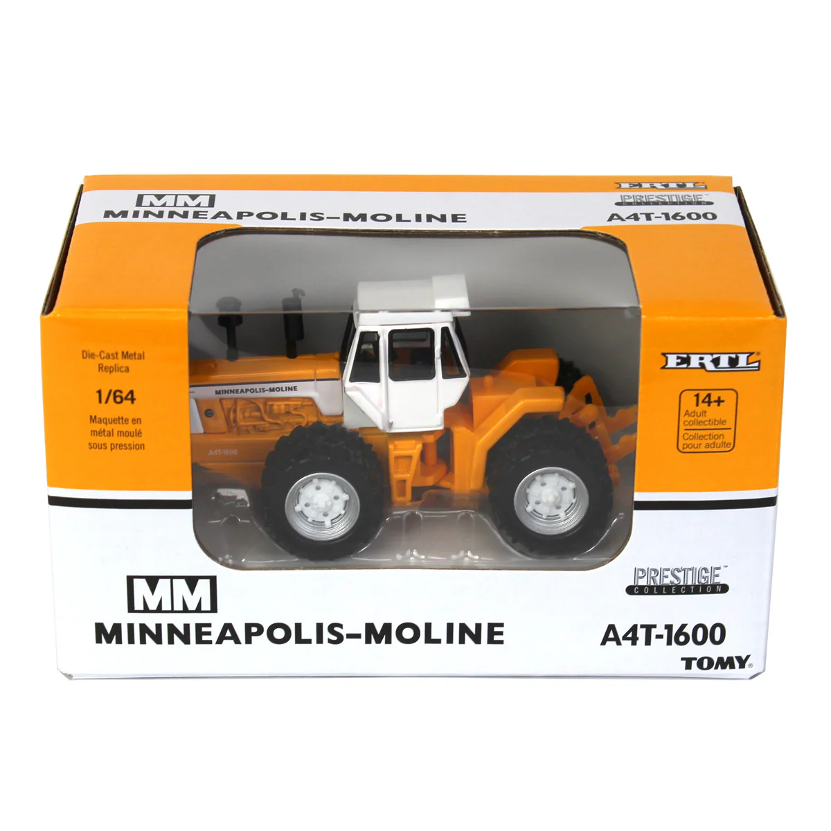 1/64 Minneapolis Moline A4T-1600 4WD Tractor with Front & Rear Duals by ERTL - Image 5