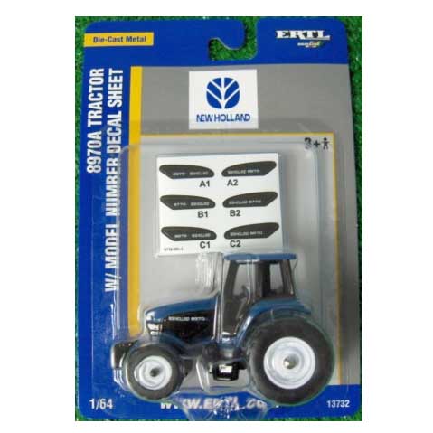 1/64 New Holland 8970A Tractor with Decal Sheet by ERTL - Image 2