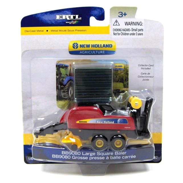 1/64 New Holland BB9080 Big Square Baler with 4 Bales by ERTL - Image 4