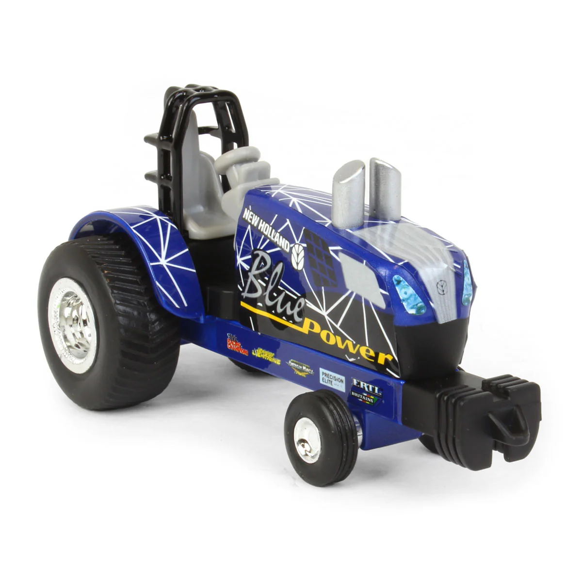 1/64 New Holland "Blue Power" Diecast Pulling Tractor - Image 2