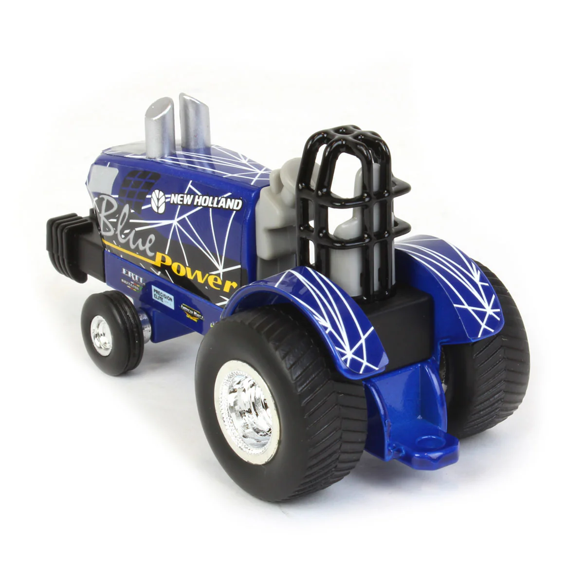1/64 New Holland "Blue Power" Diecast Pulling Tractor - Image 4