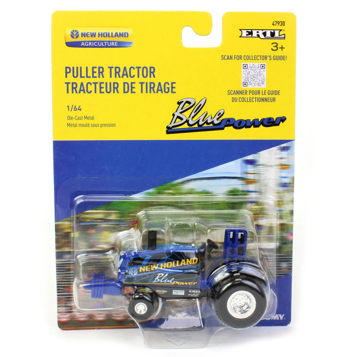 1/64 New Holland "Blue Power" Pulling Tractor - Image 5