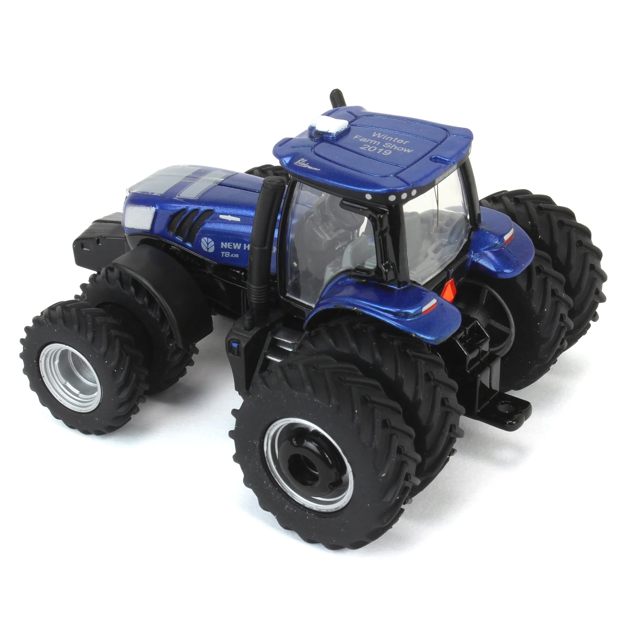 1/64 New Holland Blue Power T8.435 Tractor with Front & Rear Duals, 2019 Winter Farm Show - Image 4