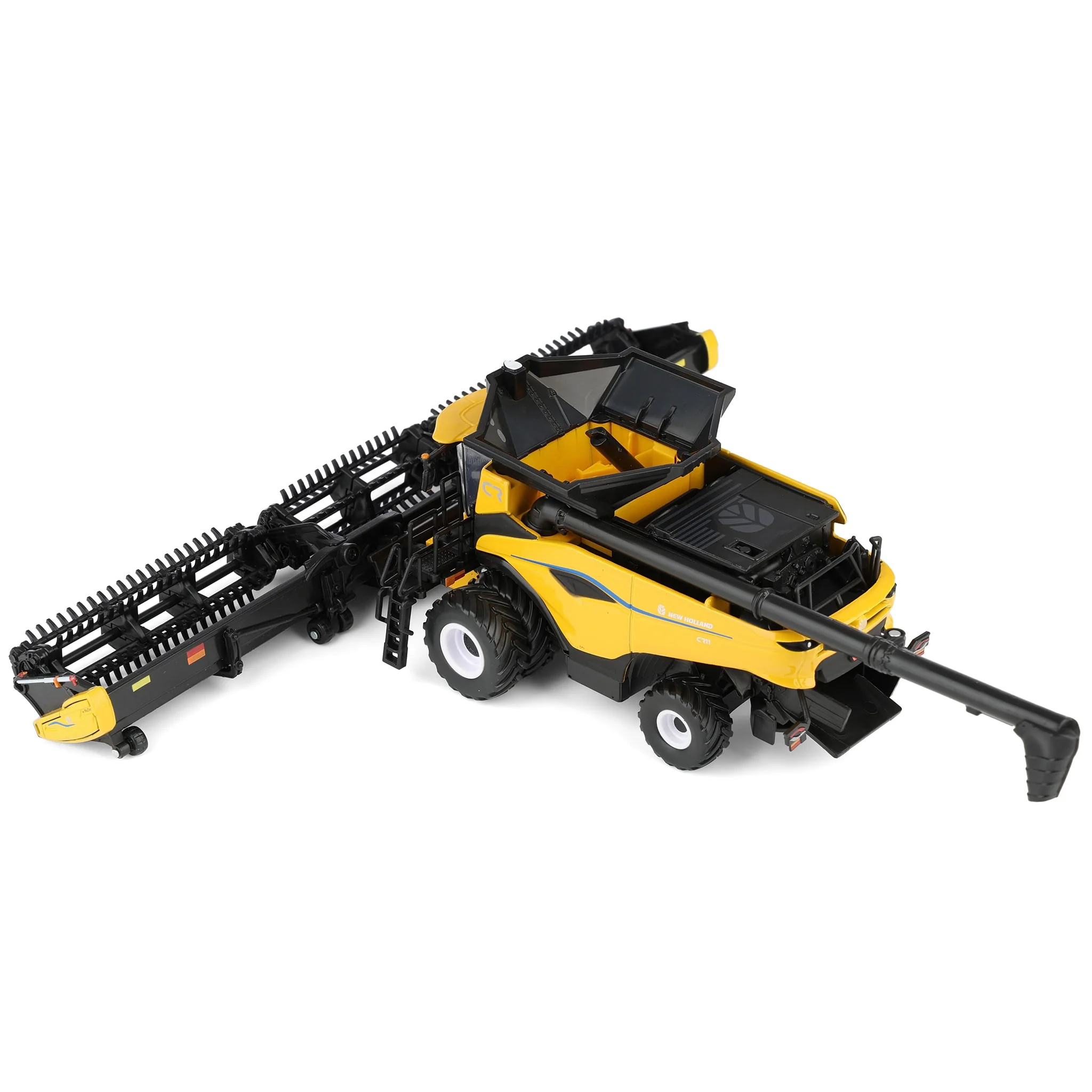 1/64 New Holland CR11 Combine with Corn Head & Draper Head, ERTL Prestige Collection - Image 4