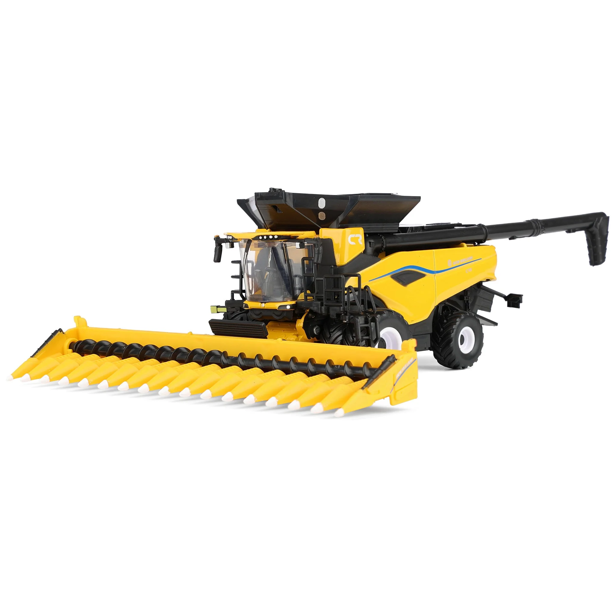 1/64 New Holland CR11 Combine with Corn Head & Draper Head, ERTL Prestige Collection - Image 5