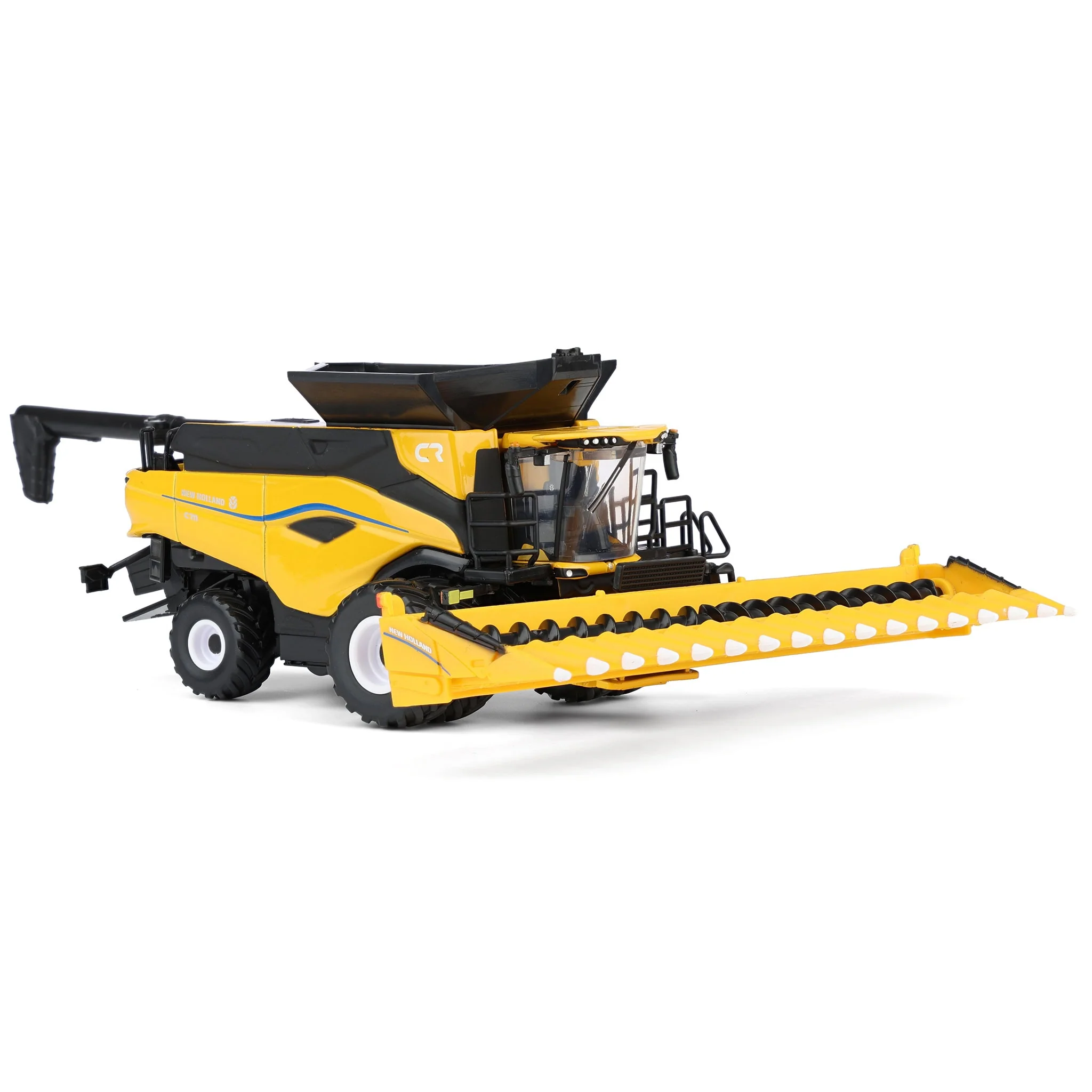 1/64 New Holland CR11 Combine with Corn Head & Draper Head, ERTL Prestige Collection - Image 6