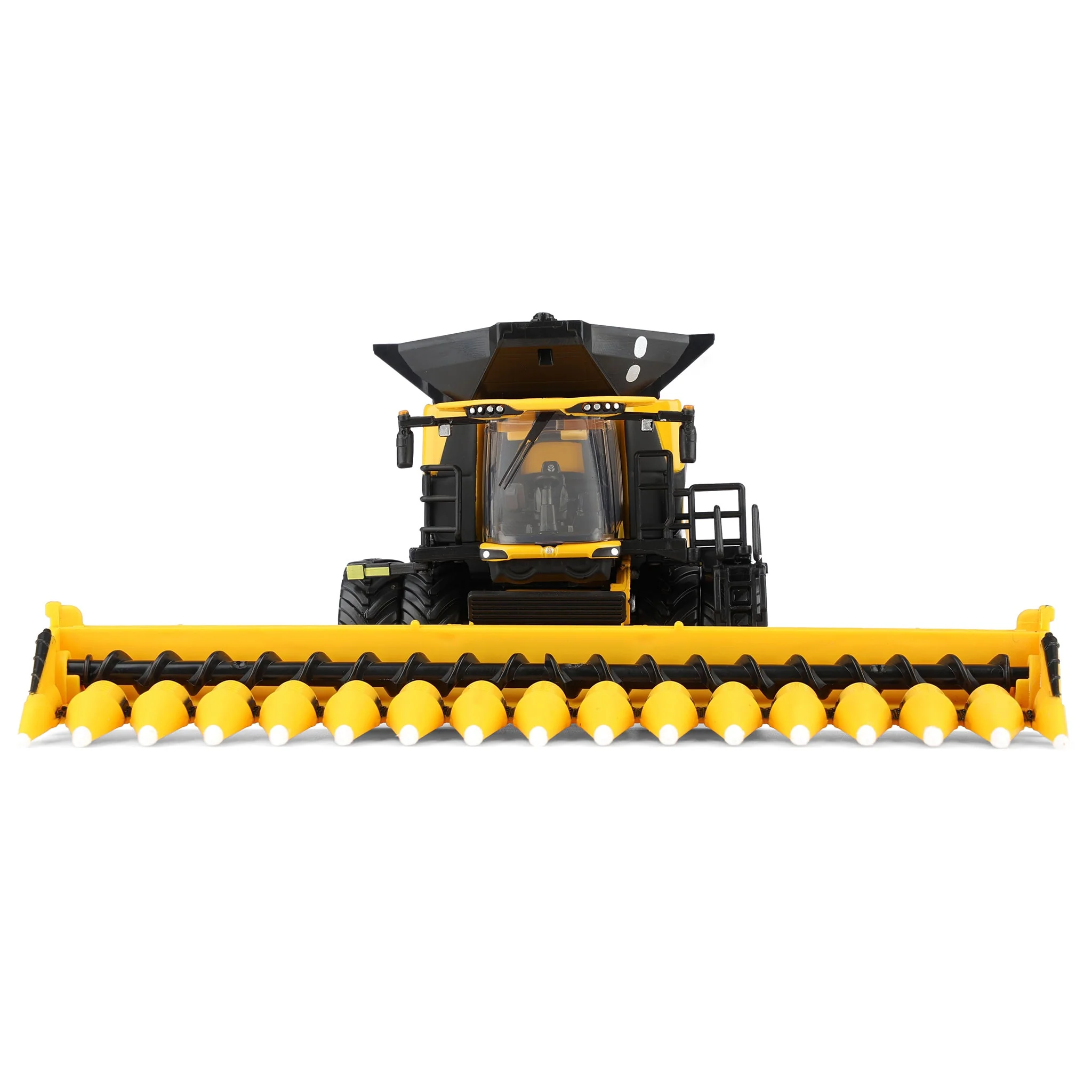 1/64 New Holland CR11 Combine with Corn Head & Draper Head, ERTL Prestige Collection - Image 9
