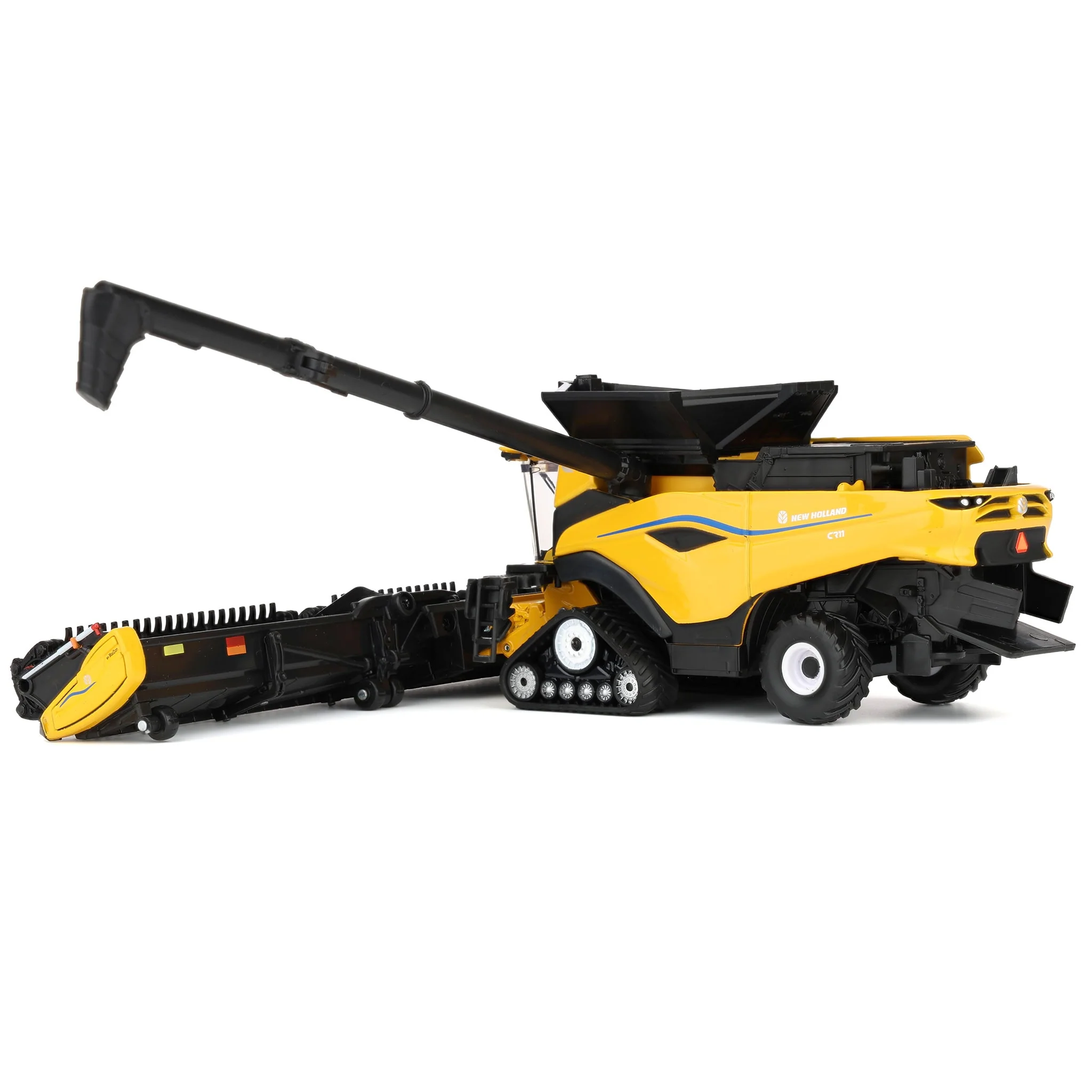 1/64 New Holland CR11 Tracked Combine with Corn & Draper Heads by ERTL - Image 4