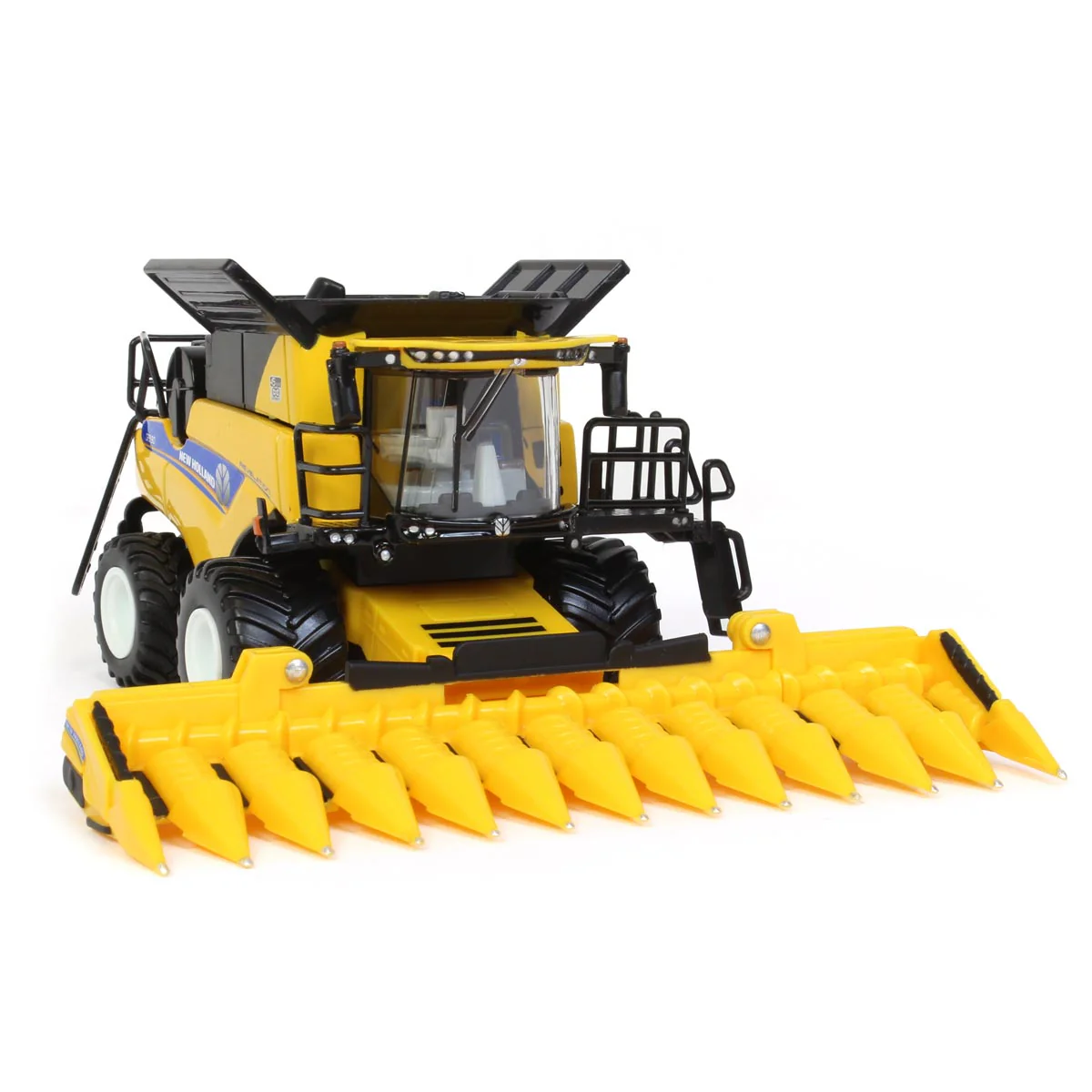 1/64 New Holland CR9.90 Combine with Corn & Draper Heads, 45th Anniv, ERTL Prestige Collection - Image 2