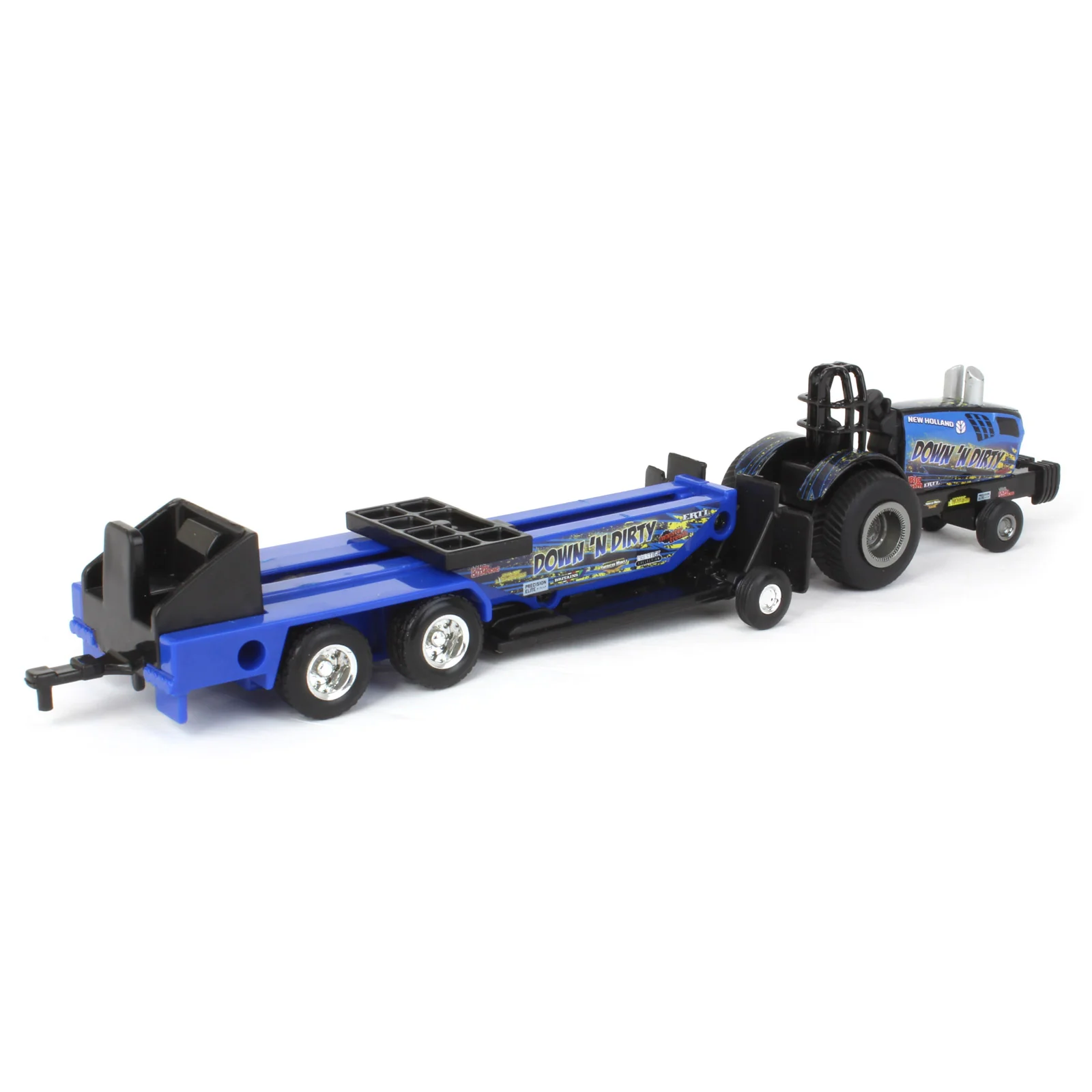 1/64 New Holland "Down 'N Dirty" Pulling Tractor with Sled - Image 3
