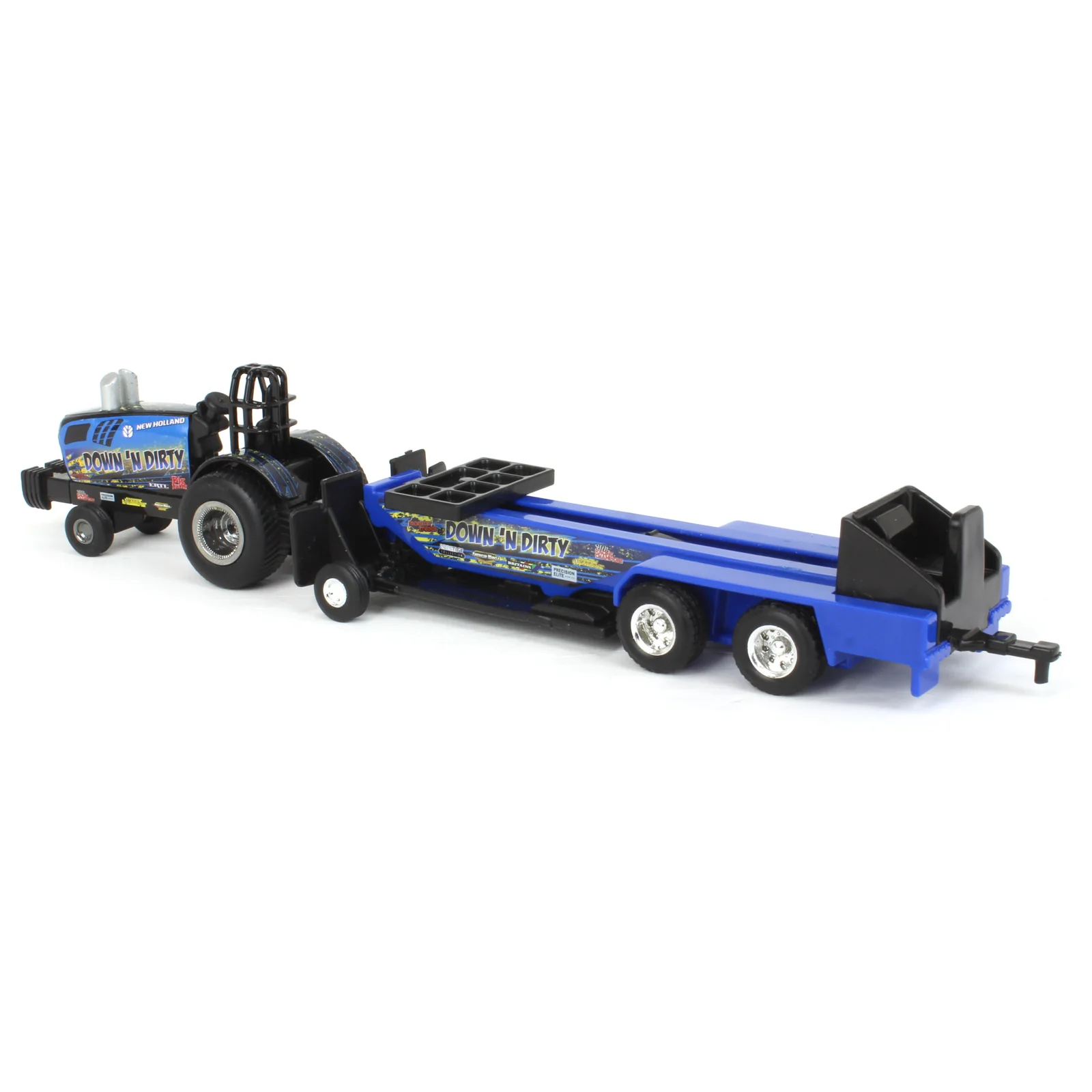1/64 New Holland "Down 'N Dirty" Pulling Tractor with Sled - Image 4