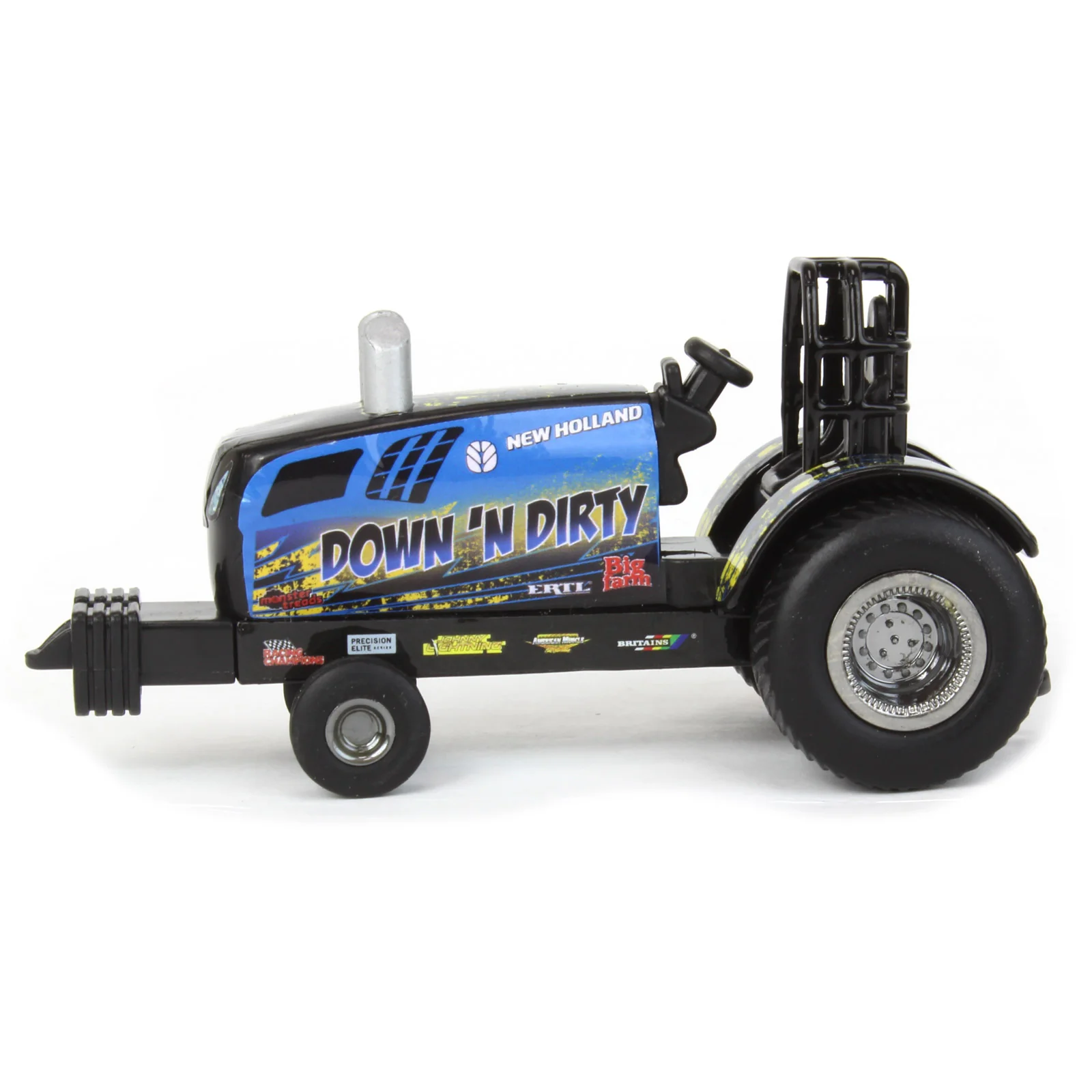 1/64 New Holland "Down 'N Dirty" Pulling Tractor with Sled - Image 5